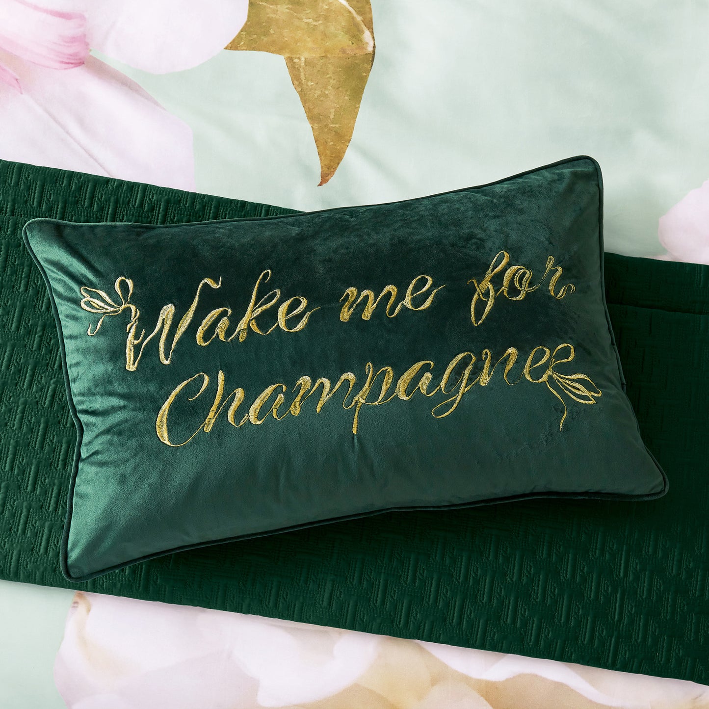 Ted Baker Wake Me Up For Champagne Decorative Pillow