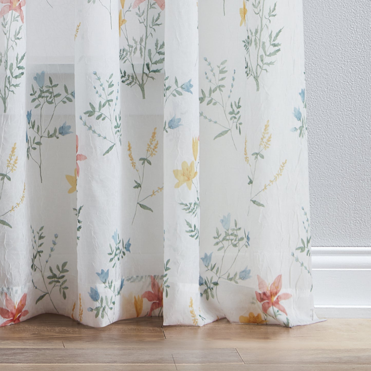 Curtainworks Primavera Crushed Voile Curtain Panel Pair
