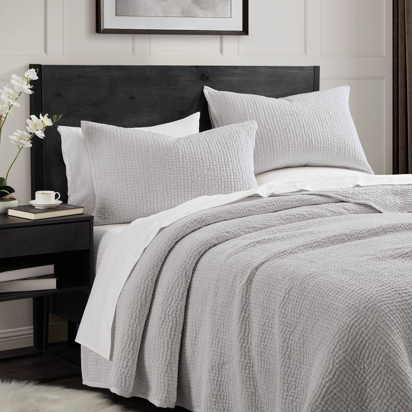 Donna Karan Home Velvet Quilt Collection