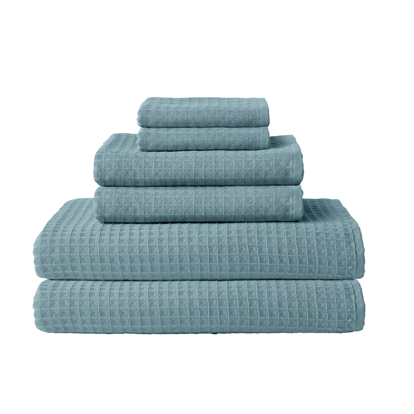 Uchino Waffle Twist 6 Piece Towel Set