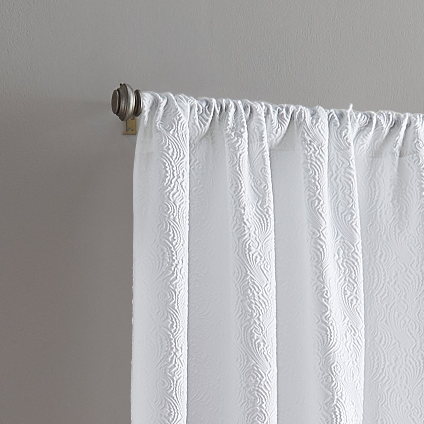 Peri Home Filigree Curtain Poletop Panel Pair