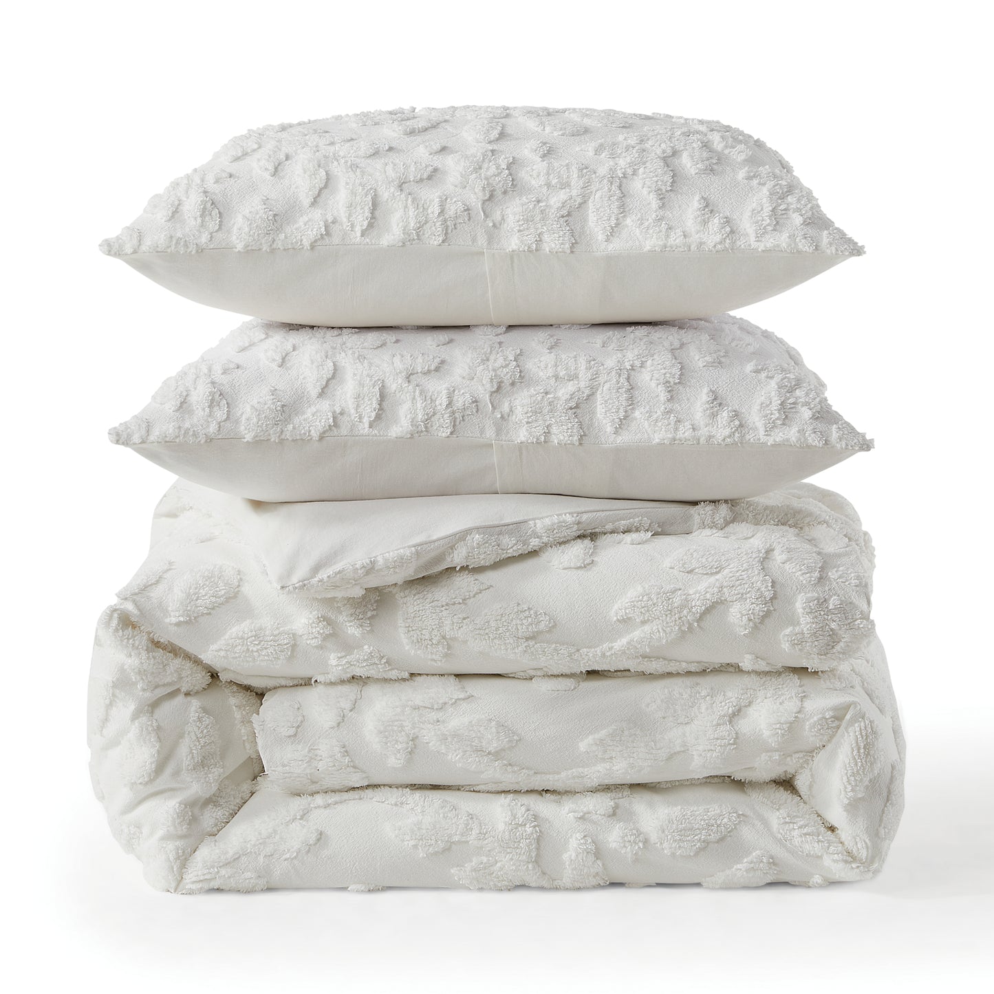 Peri Home Chenille Laurel Duvet Set
