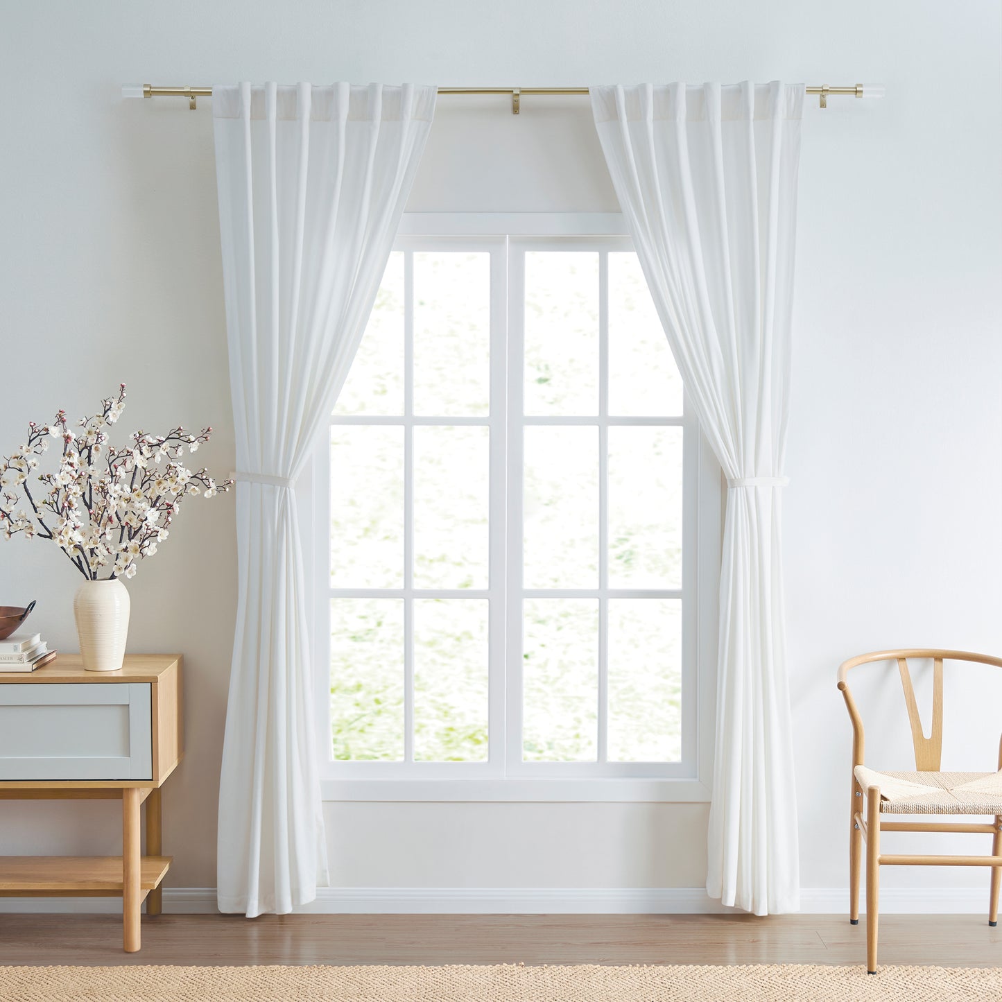 DKNY Liam Curtain Rod Set