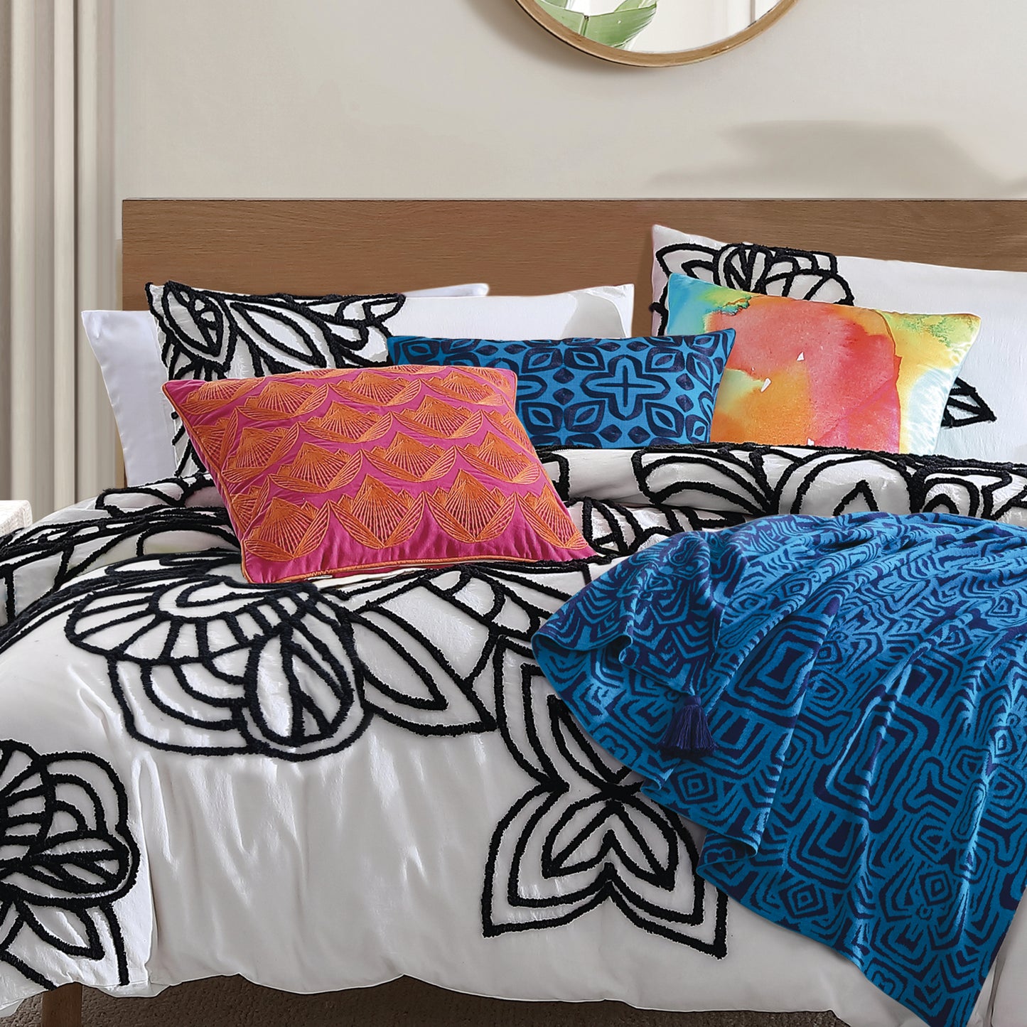 Rochelle Porter Wild Out Tufted Duvet Set