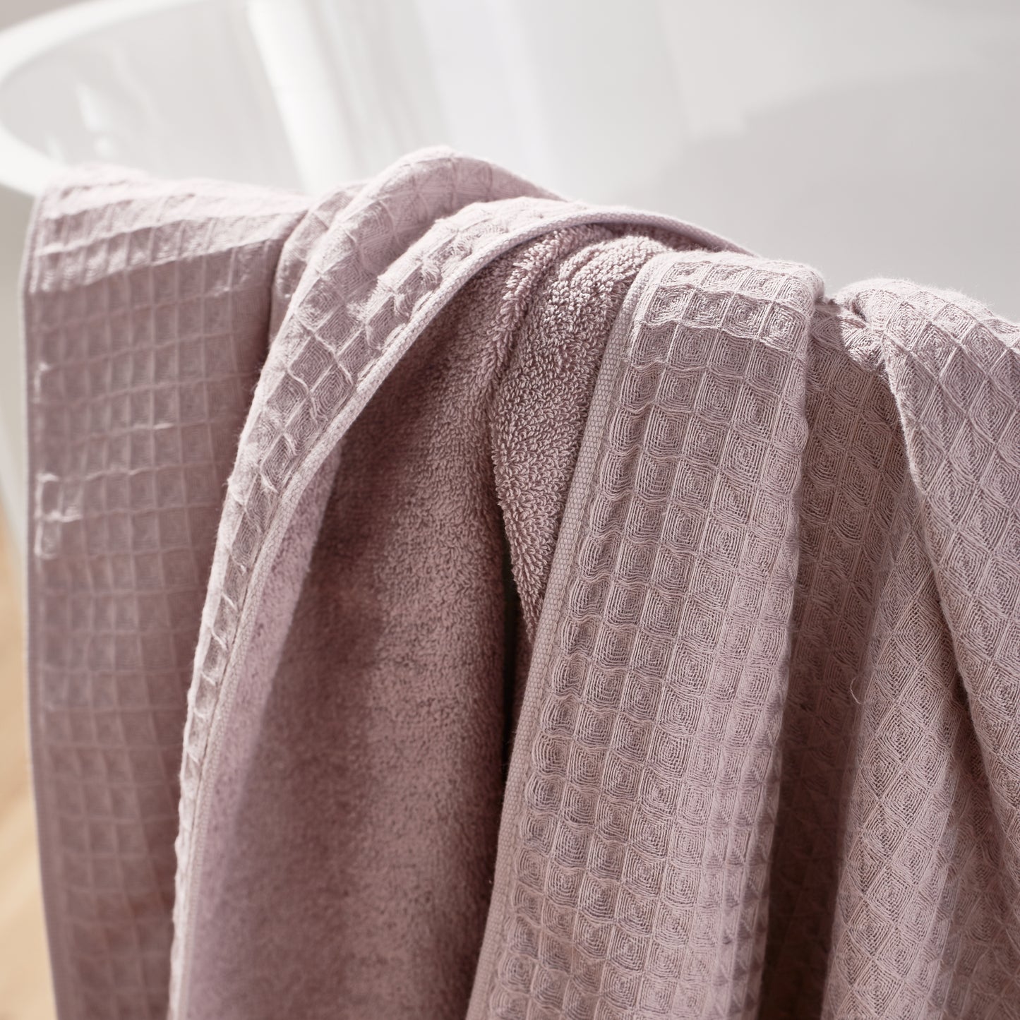 Uchino Waffle Twist 6 Piece Towel Set