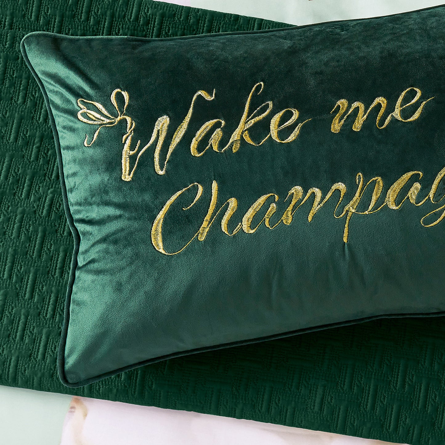 Ted Baker Wake Me Up For Champagne Decorative Pillow