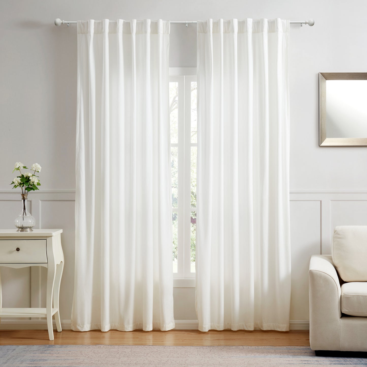 Martha Stewart Bergen Window Rod and Finial Set