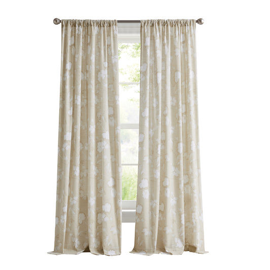 DKNY Dandelion Floral Curtain Panel Pair