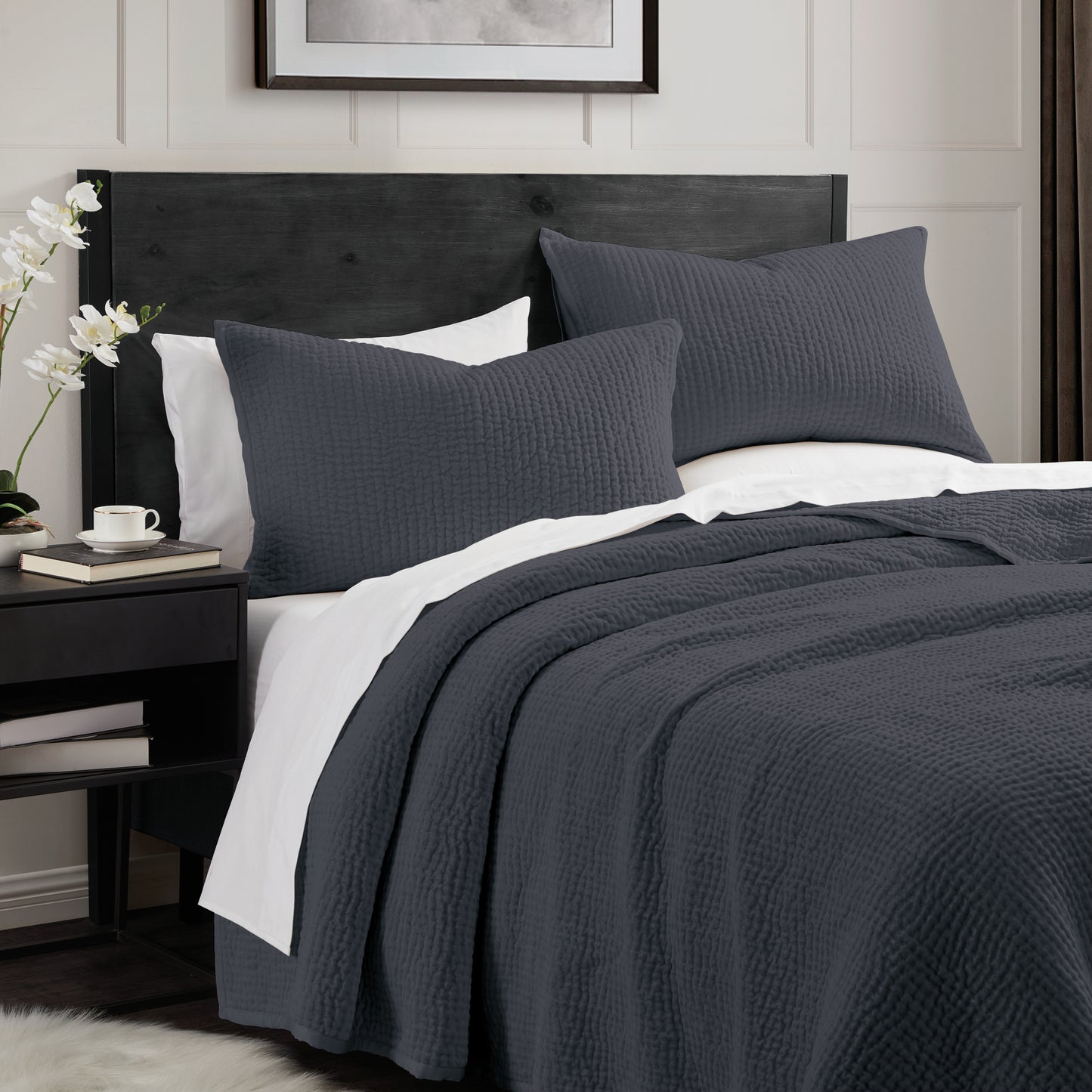 Donna Karan Home Velvet Quilt Collection