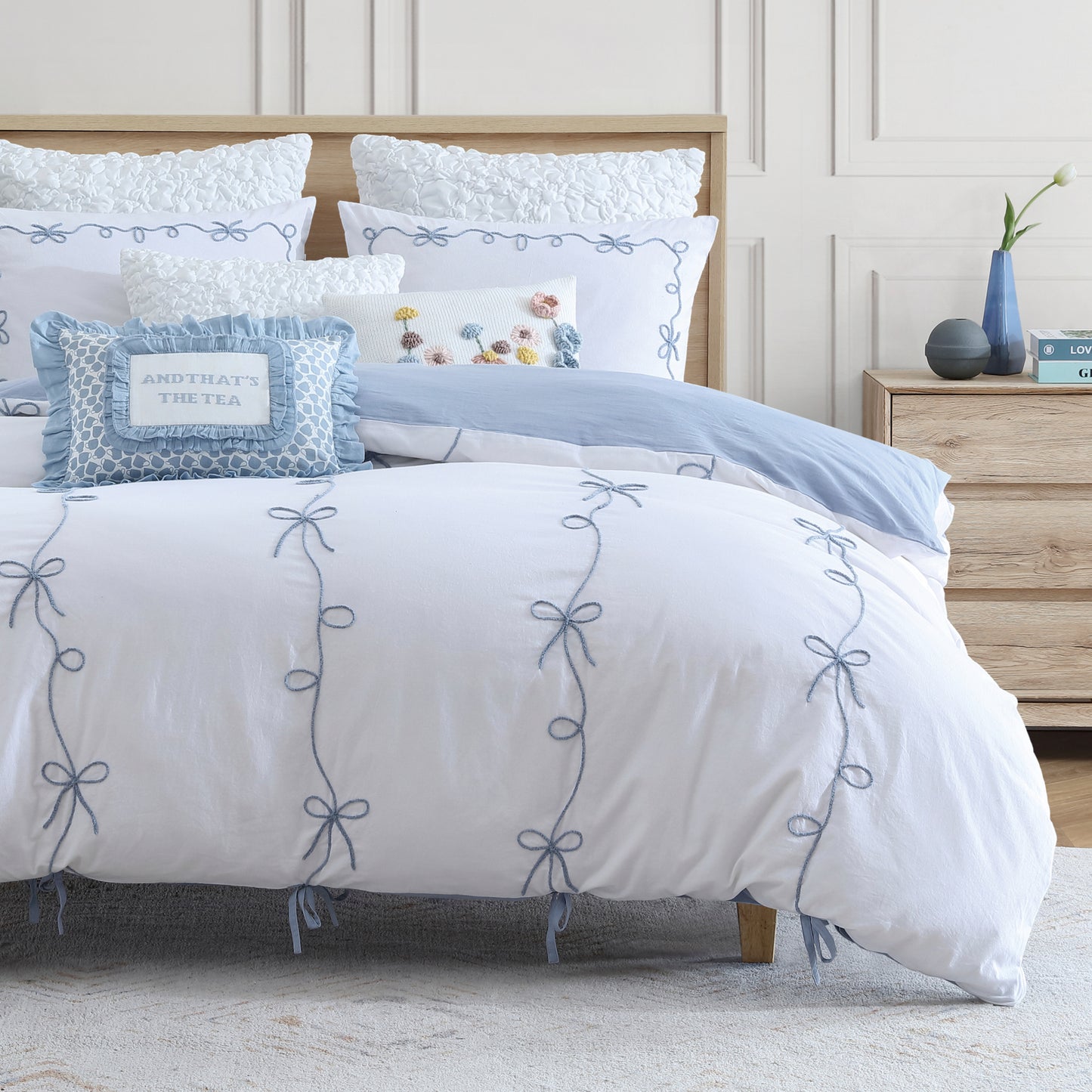 Peri Home Sasha Bows Duvet Set Collection