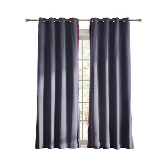Tommy Hilfiger Hilfiger Stripe Indoor/Outdoor Curtain Panel Pair