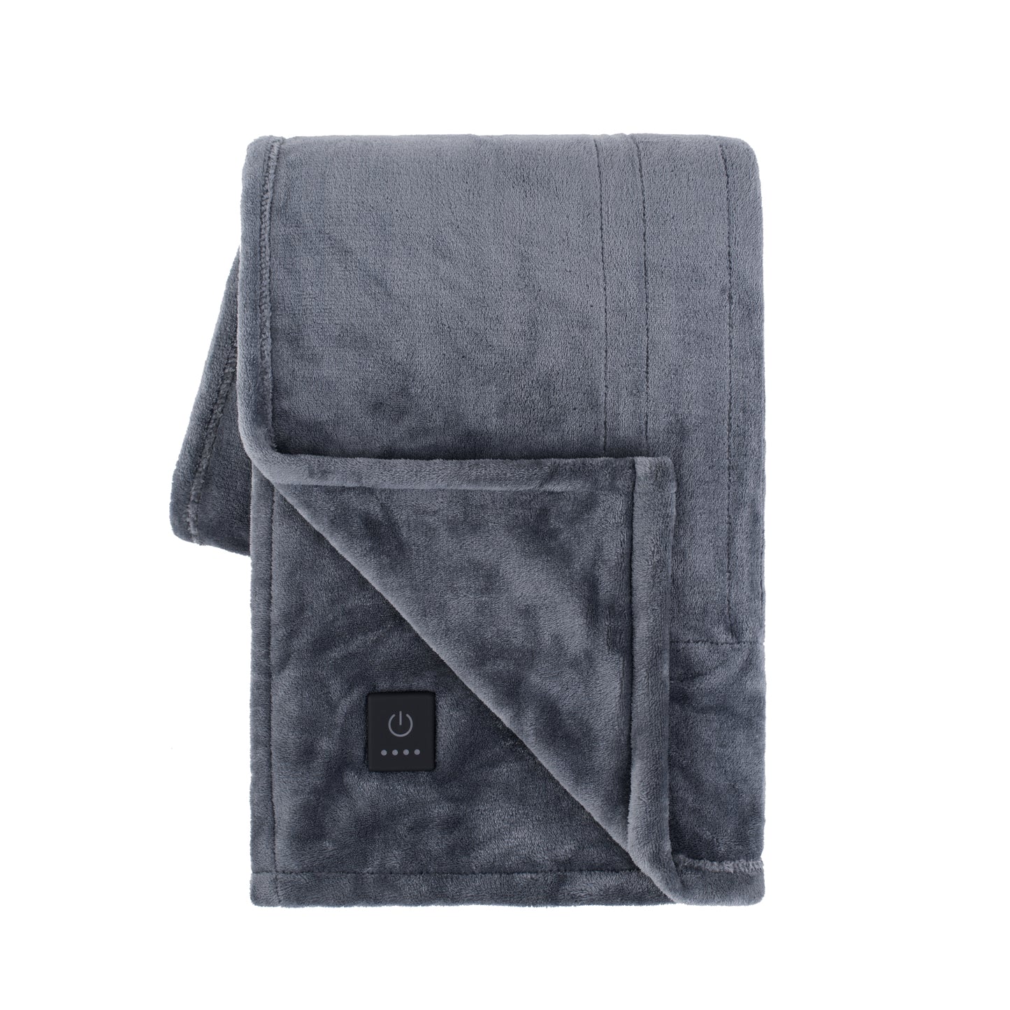 Brookstone Heated Faux Fur Throw