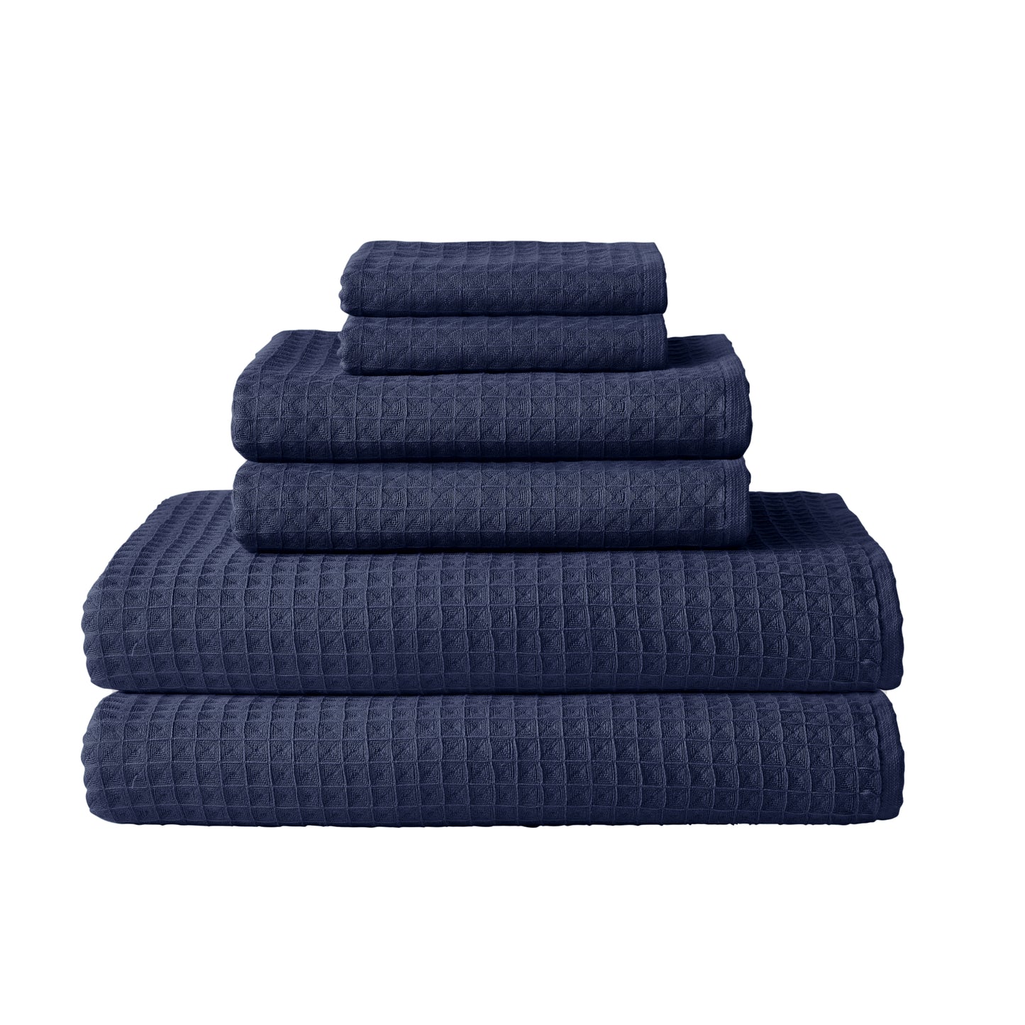 Uchino Waffle Twist 6 Piece Towel Set