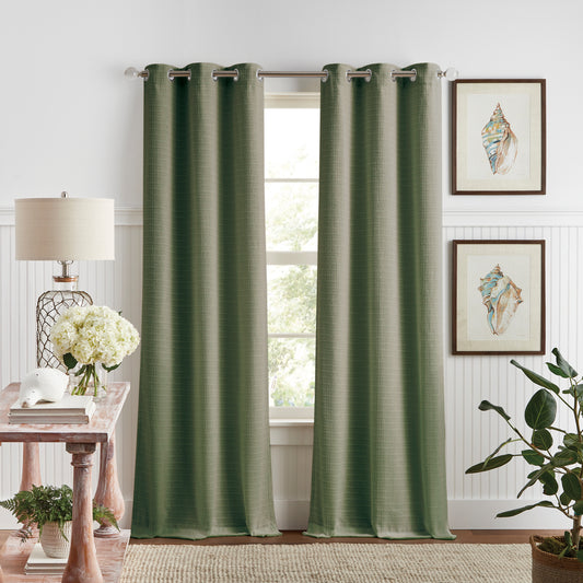 Martha Stewart Sutter Room Darkening Curtain Panel Pair
