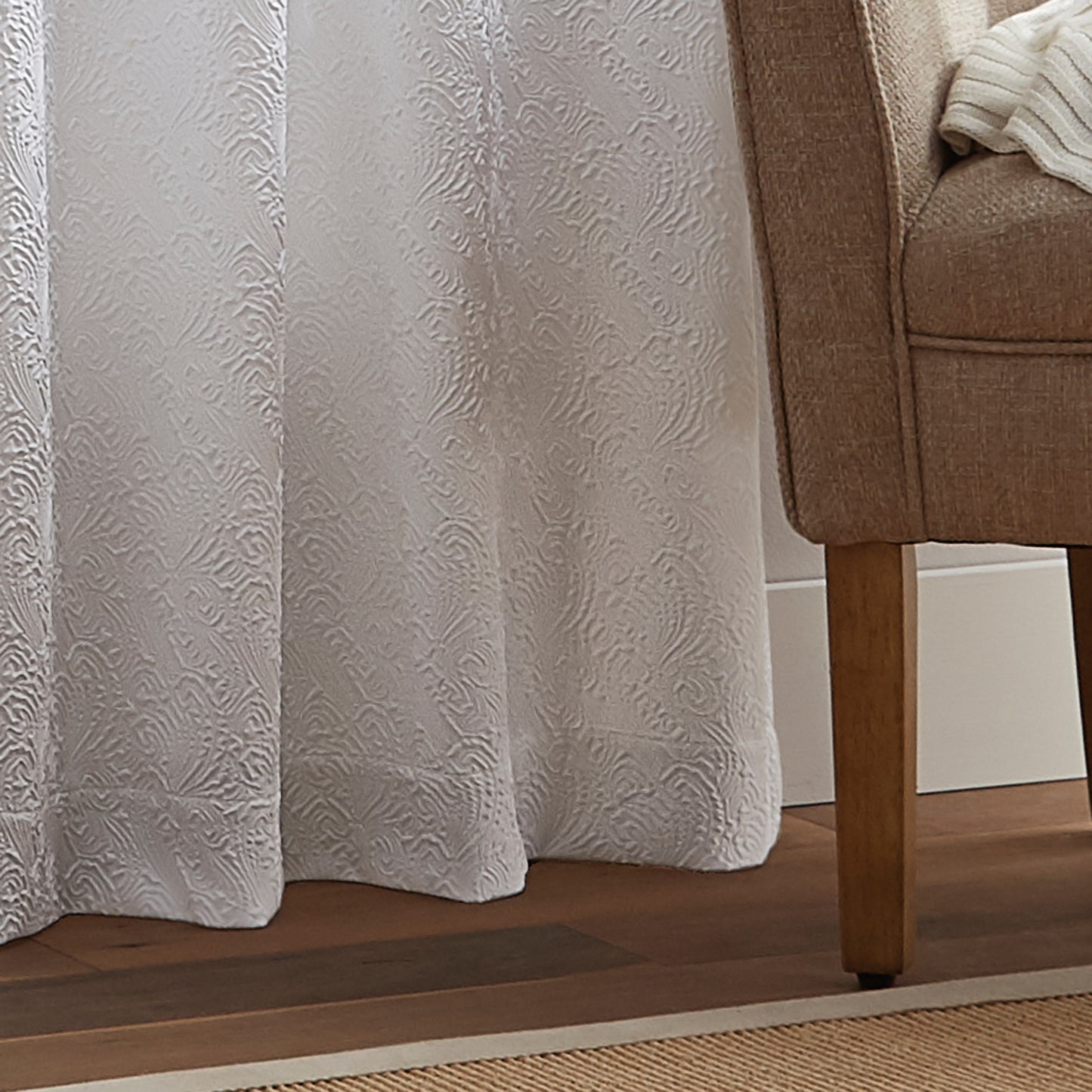Peri Home Filigree Curtain Poletop Panel Pair
