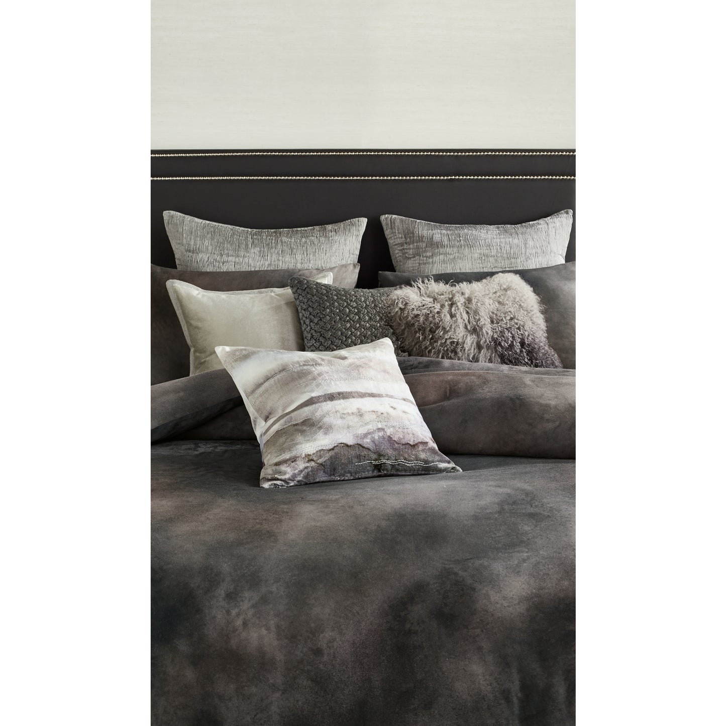 Michael Aram Metallic Knit Decorative Pillow