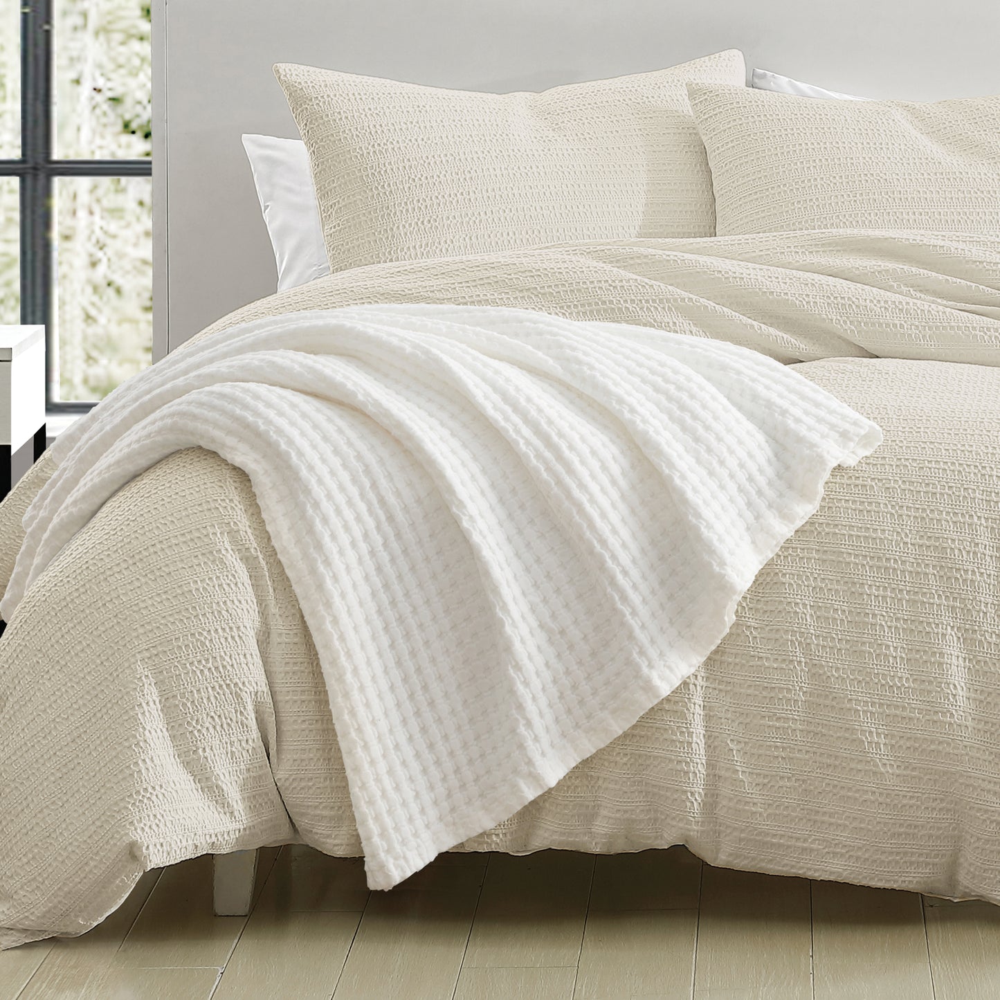 DKNY Pure Waffle Blanket