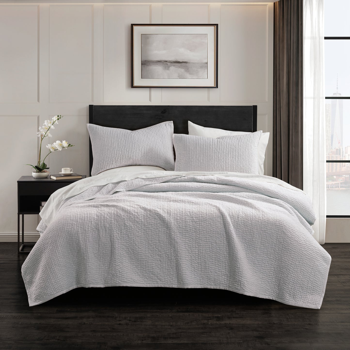 Donna Karan Home Velvet Quilt Collection