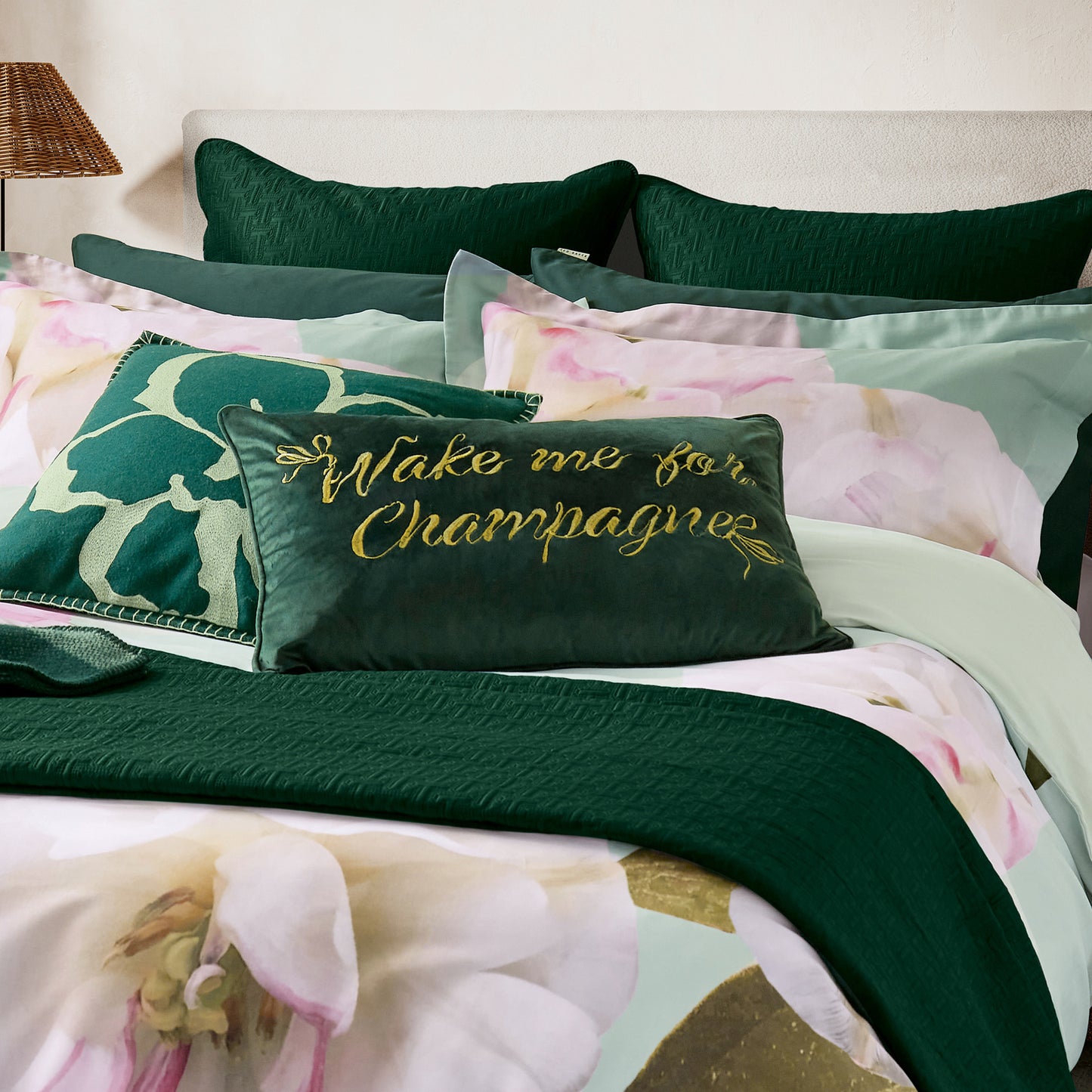 Ted Baker Wake Me Up For Champagne Decorative Pillow