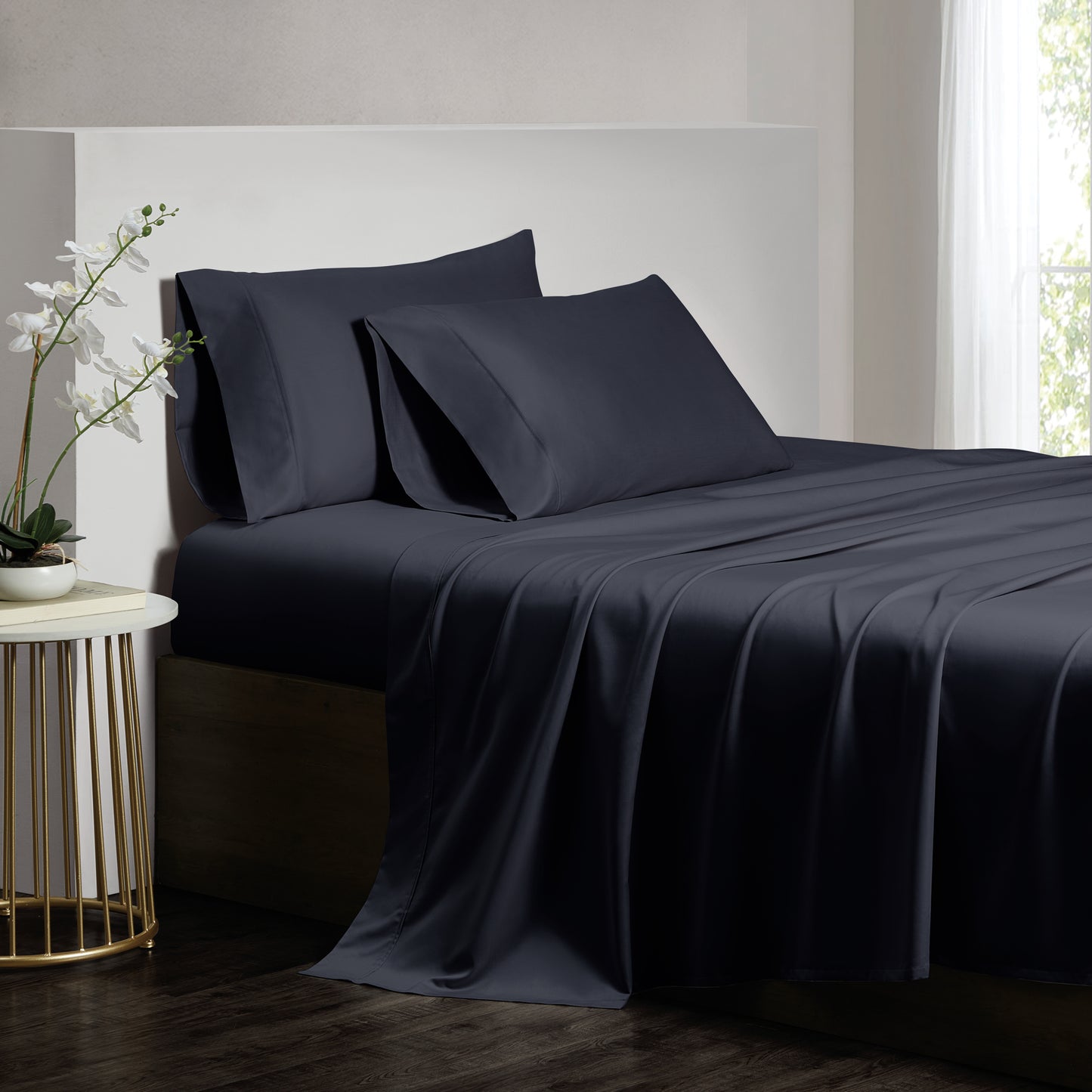 Donna Karan Home T700 Luxe Egyptian Cotton Sheet Set