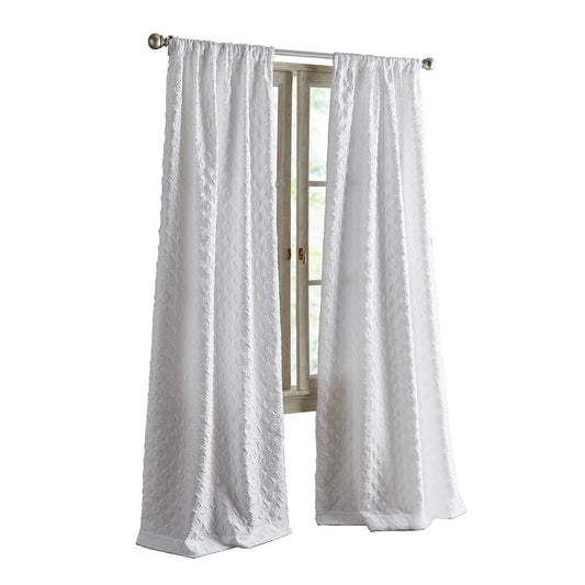 Peri Home Diamond Curtain Poletop Panel Pair