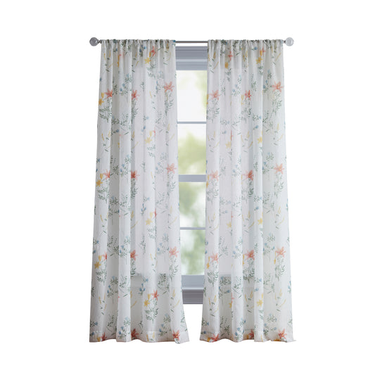 Curtainworks Primavera Crushed Voile Curtain Panel Pair