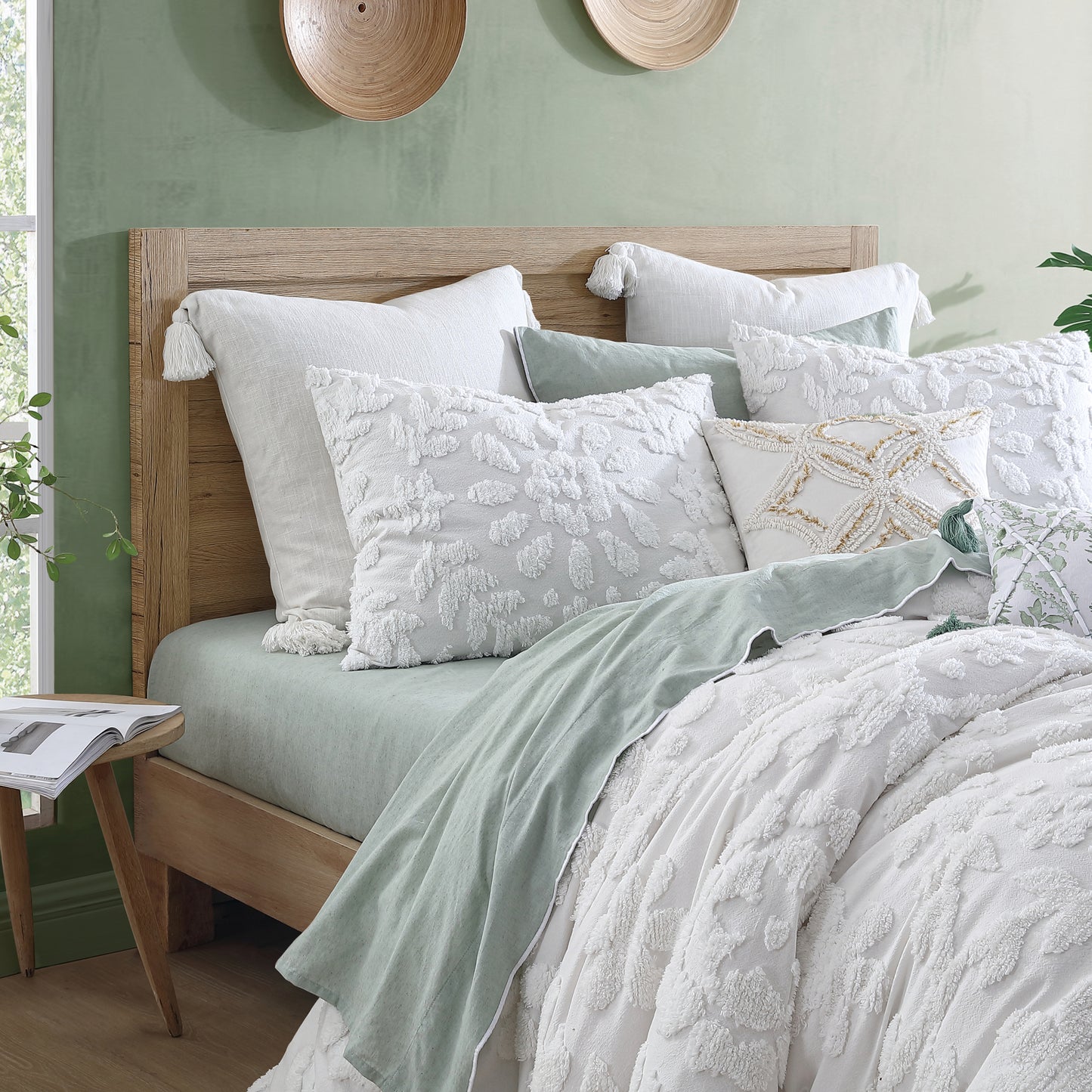 Peri Home Chenille Laurel Duvet Set