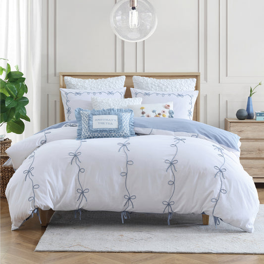 Peri Home Sasha Bows Duvet Set Collection