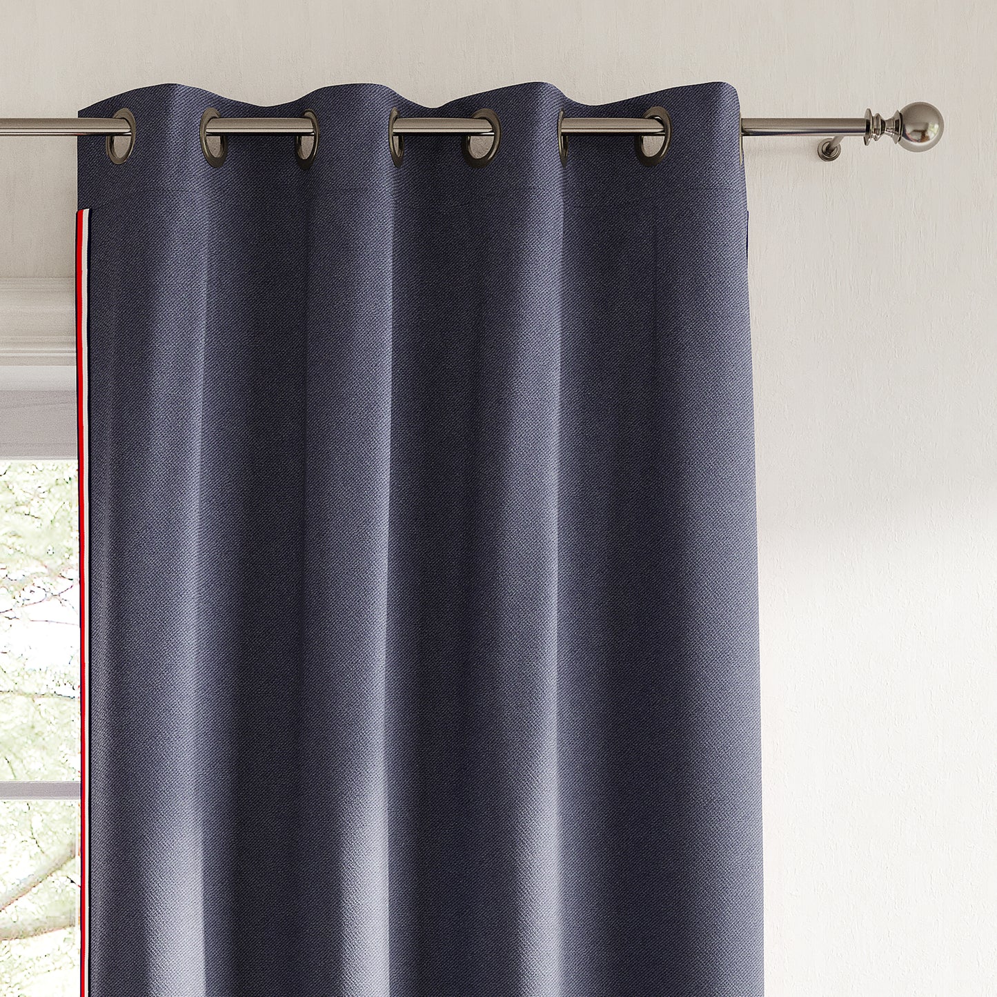 Tommy Hilfiger Hilfiger Stripe Indoor/Outdoor Curtain Panel Pair
