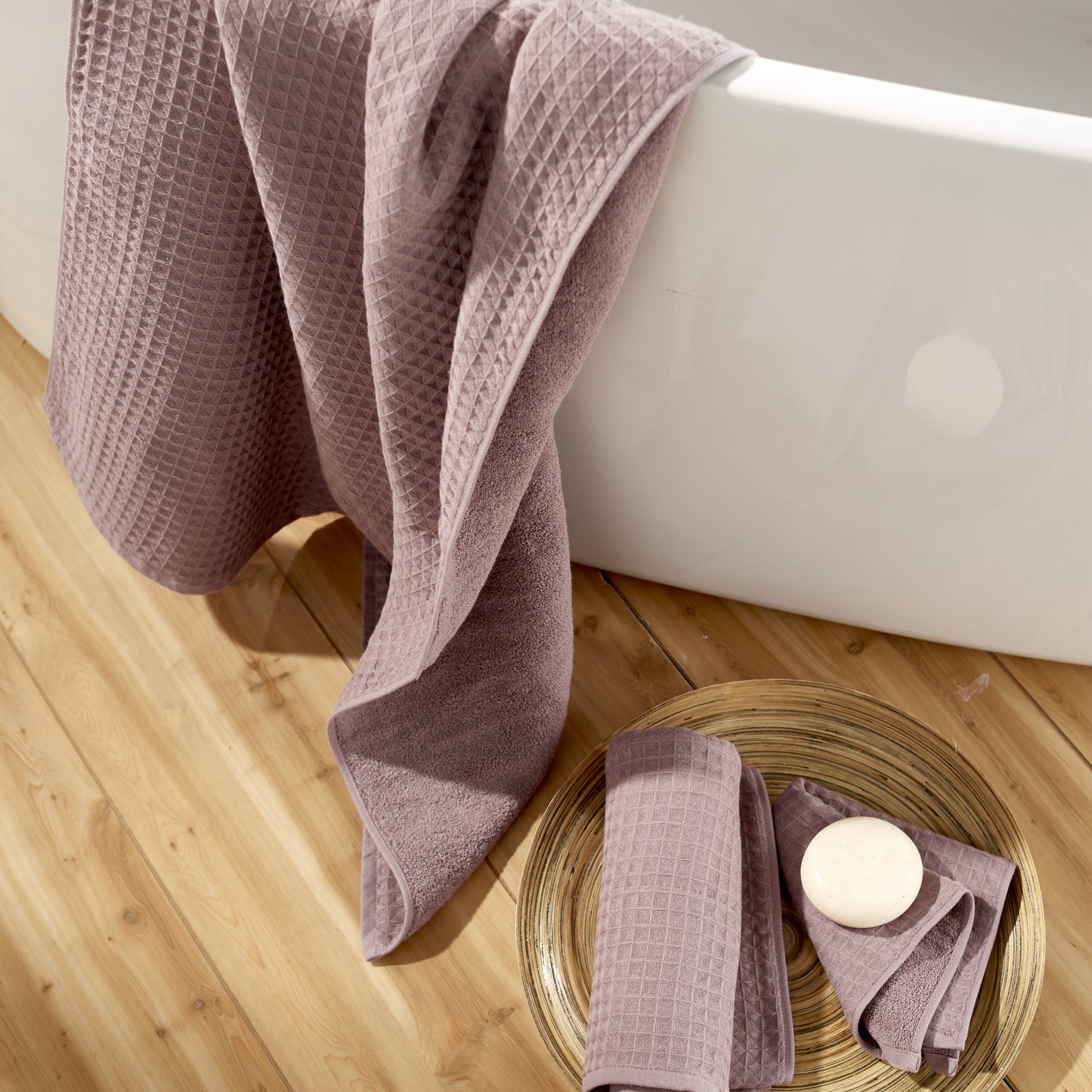 Uchino Waffle Twist 6 Piece Towel Set