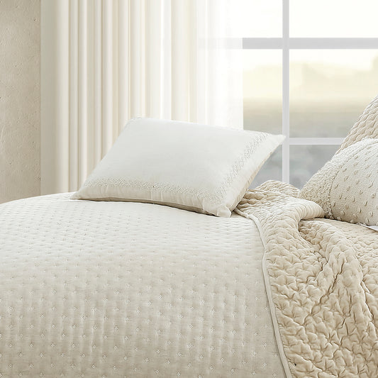 DKNY PURE Border Embroidery Decorative Pillow