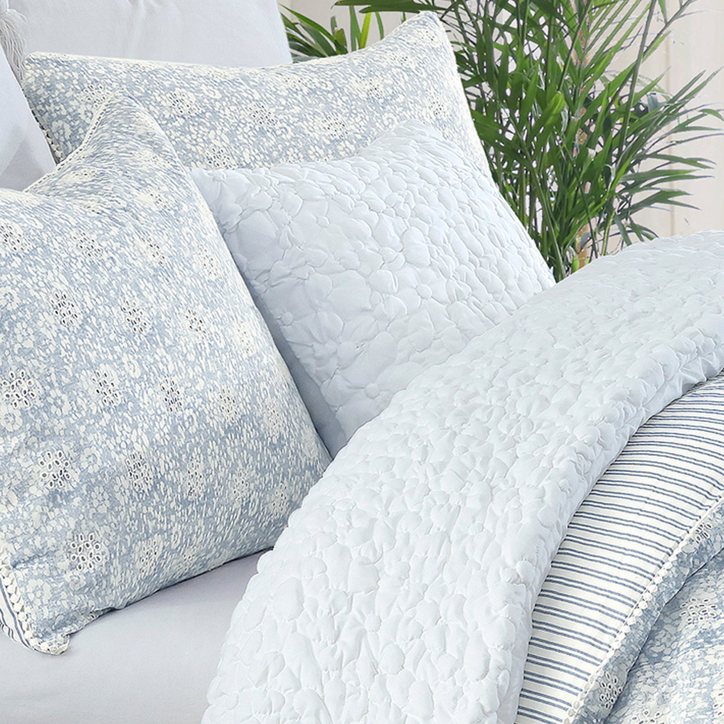 Peri Home Floral Bubble Pillow Set of 2
