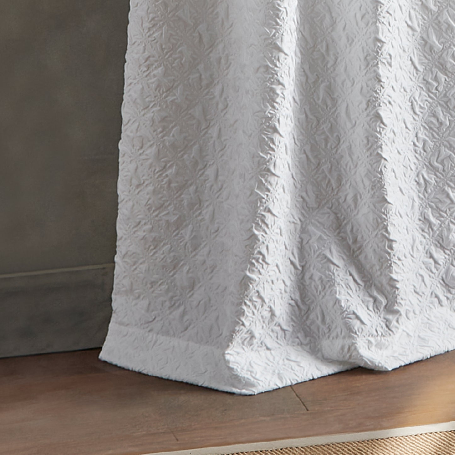 Peri Home Diamond Curtain Poletop Panel Pair