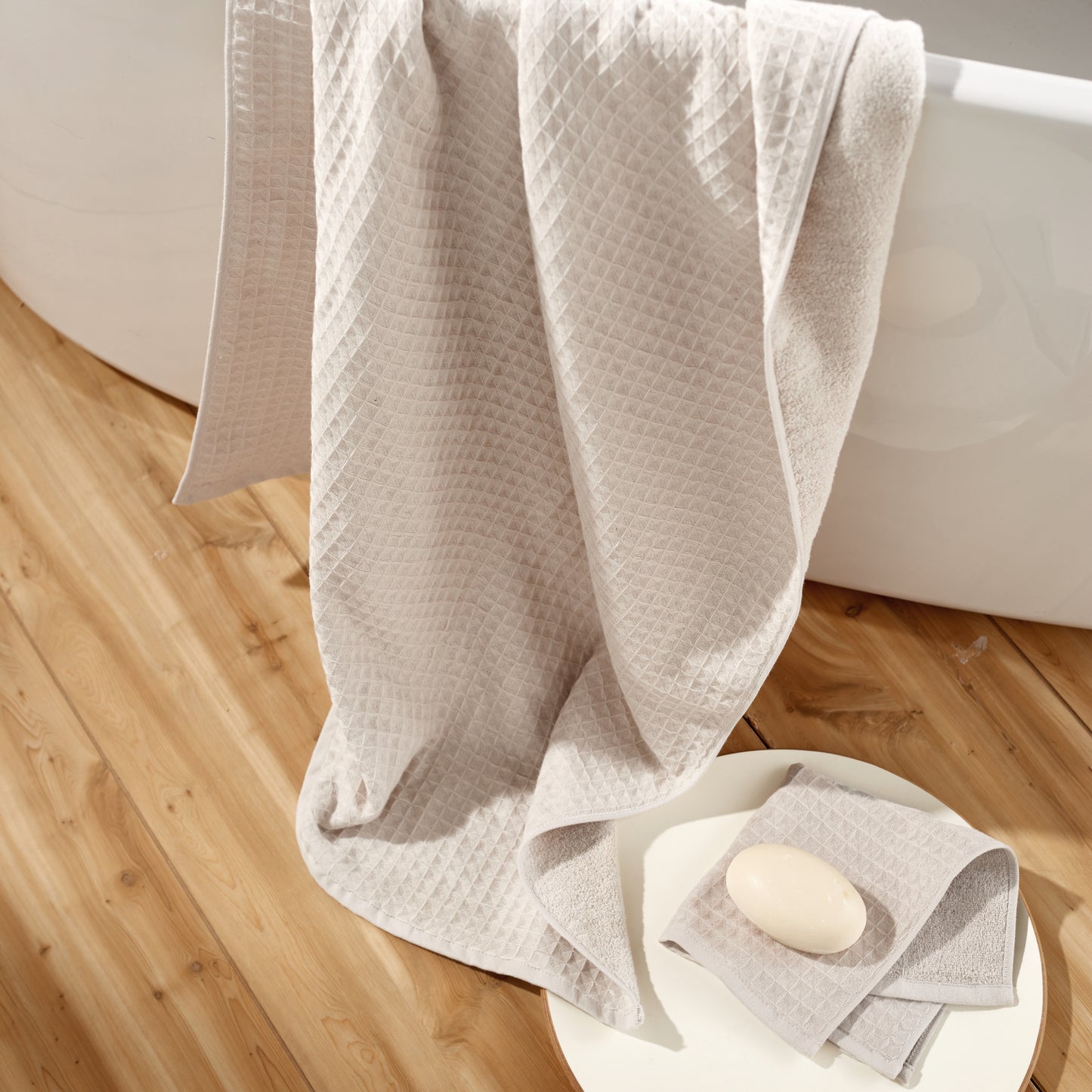 Uchino Waffle Twist 6 Piece Towel Set