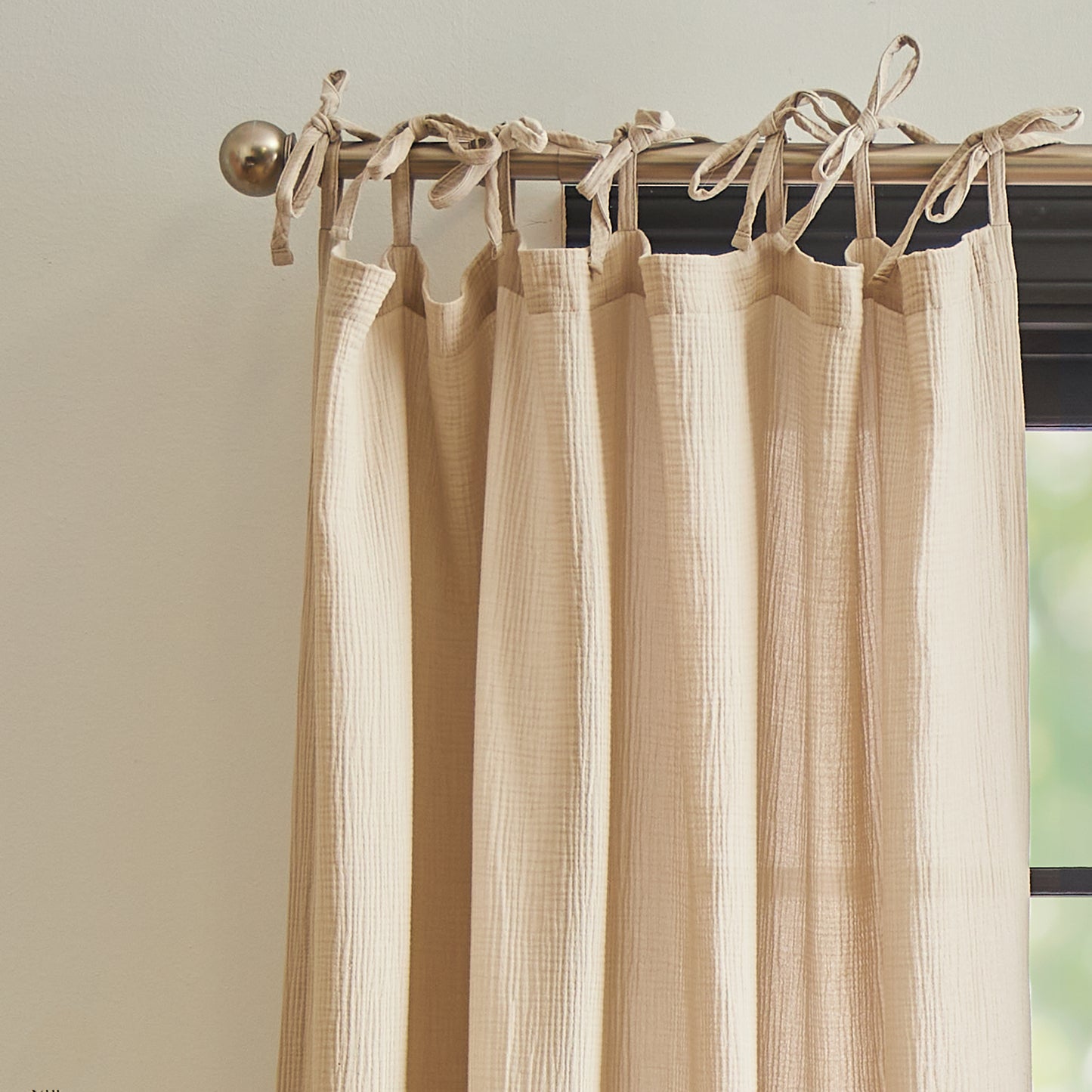 DKNY Pure Cotton Gauze Curtain Panel Pair