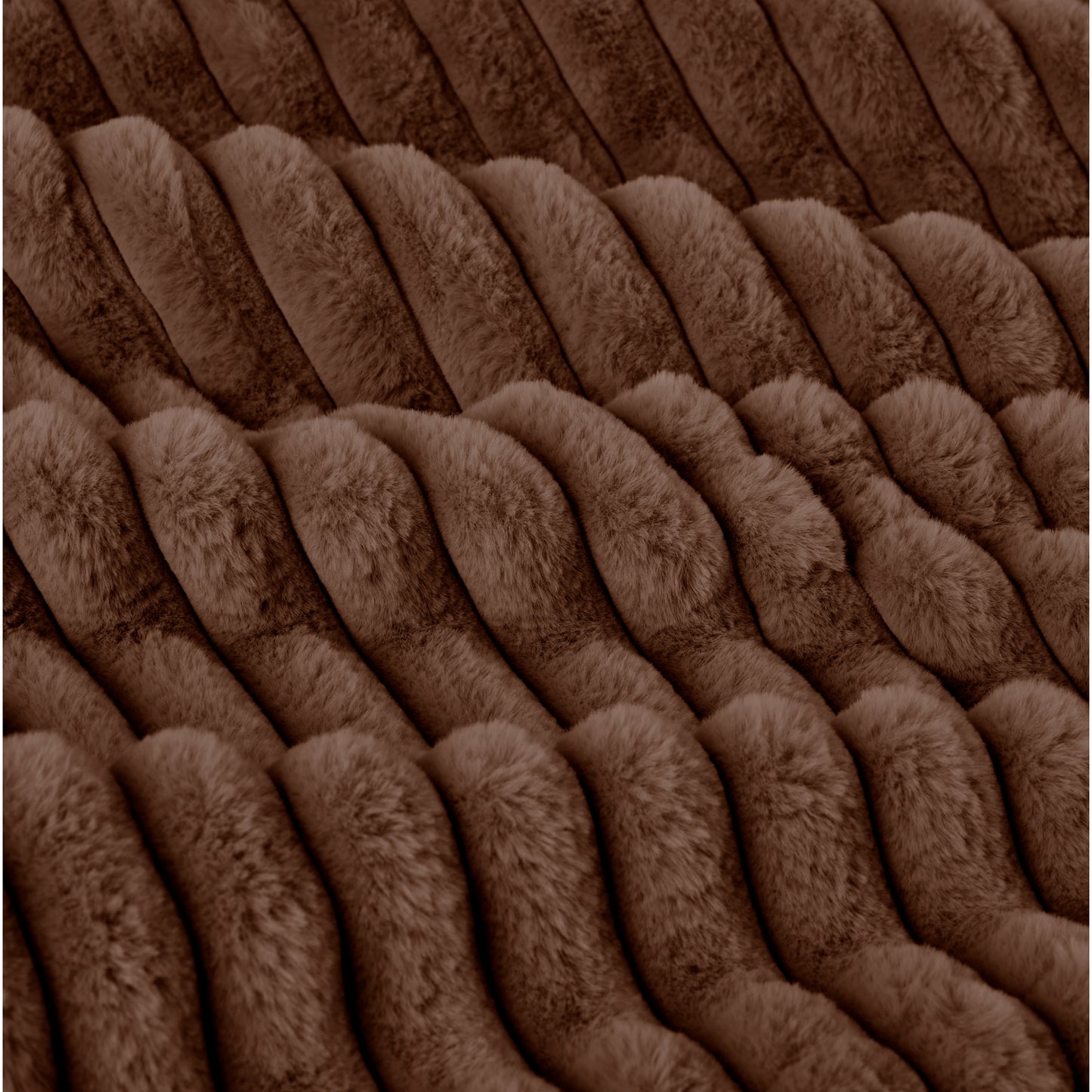Brookstone Heated Faux Fur Throw