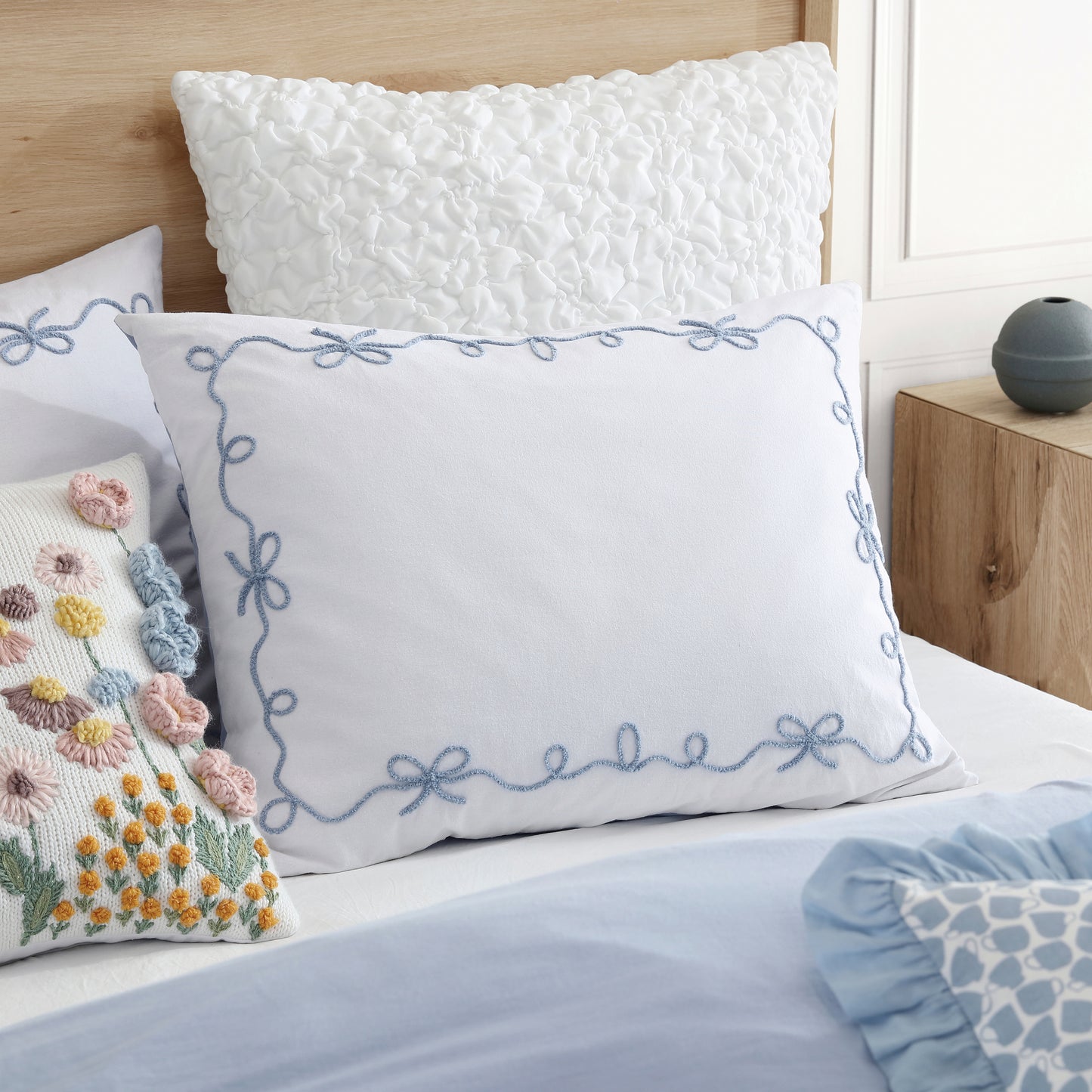 Peri Home Sasha Bows Duvet Set Collection