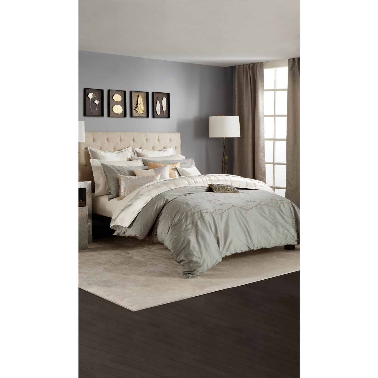 Michael Aram Textured Silk Euro Sham