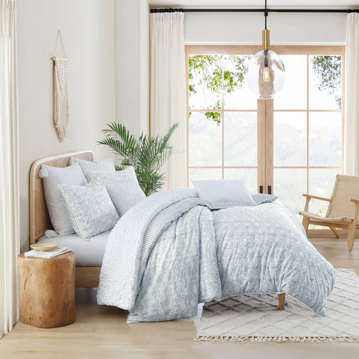 Peri Home Ikat Eyelet Duvet Set