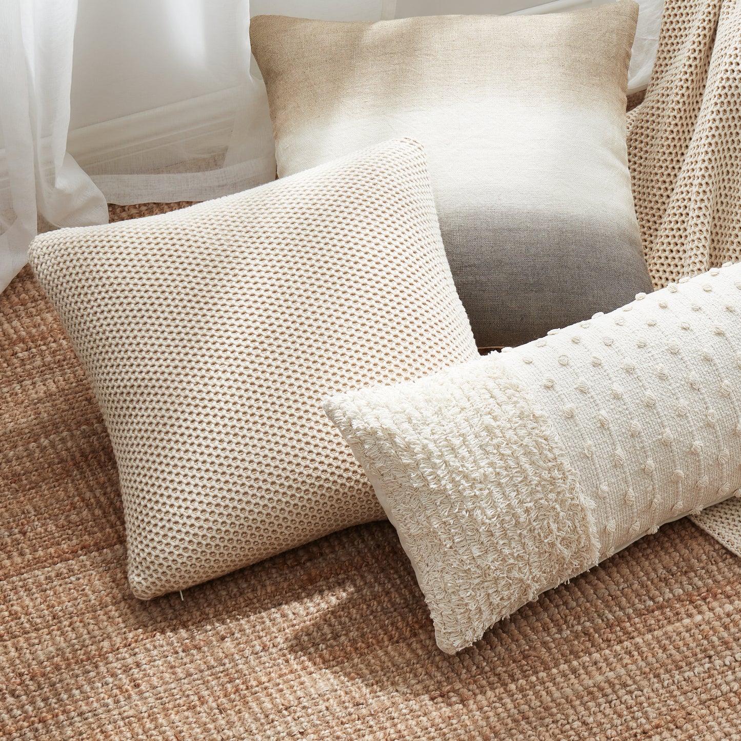 DKNY Pure Honeycomb Decorative Pillow