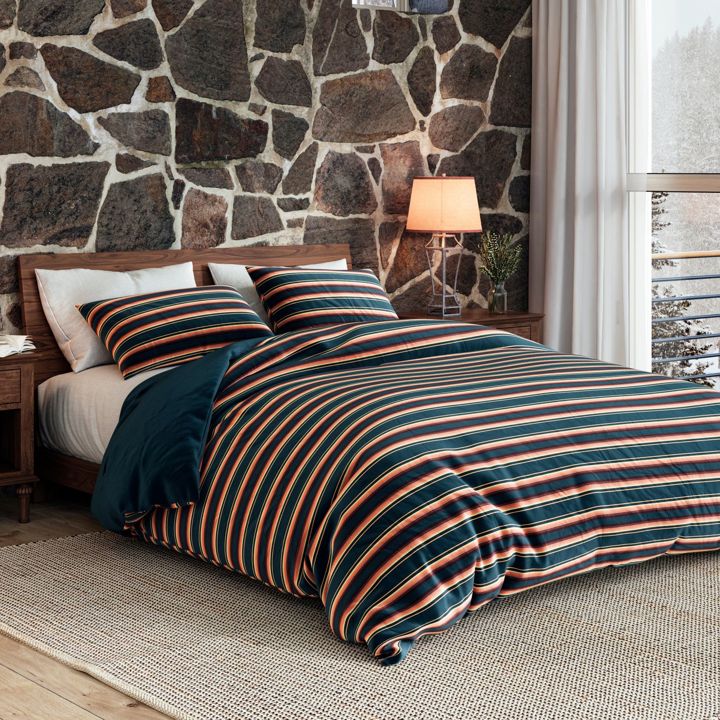 G.H. Bass & Co. Seymour Stripe Comforter Set