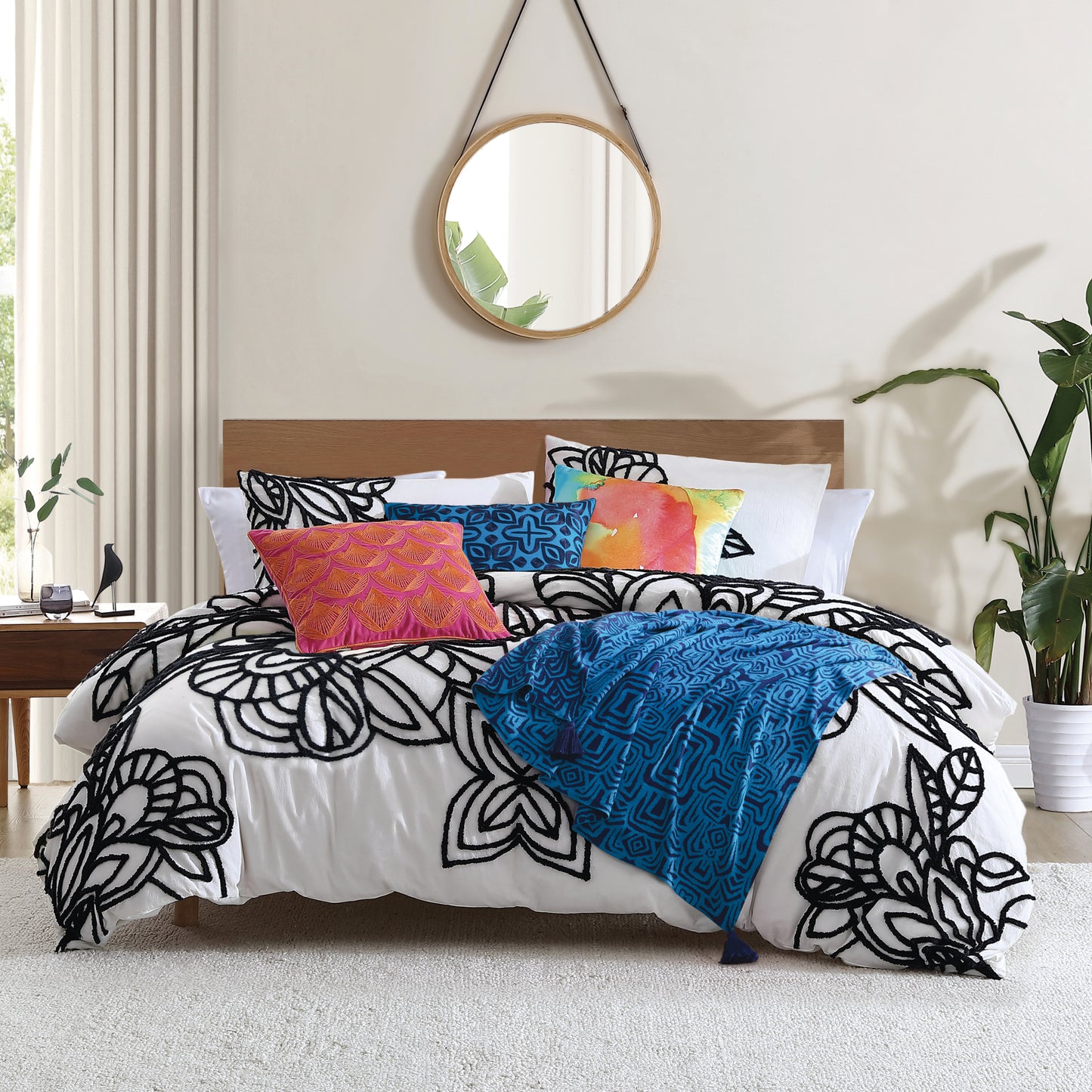 Rochelle Porter Wild Out Tufted Duvet Set