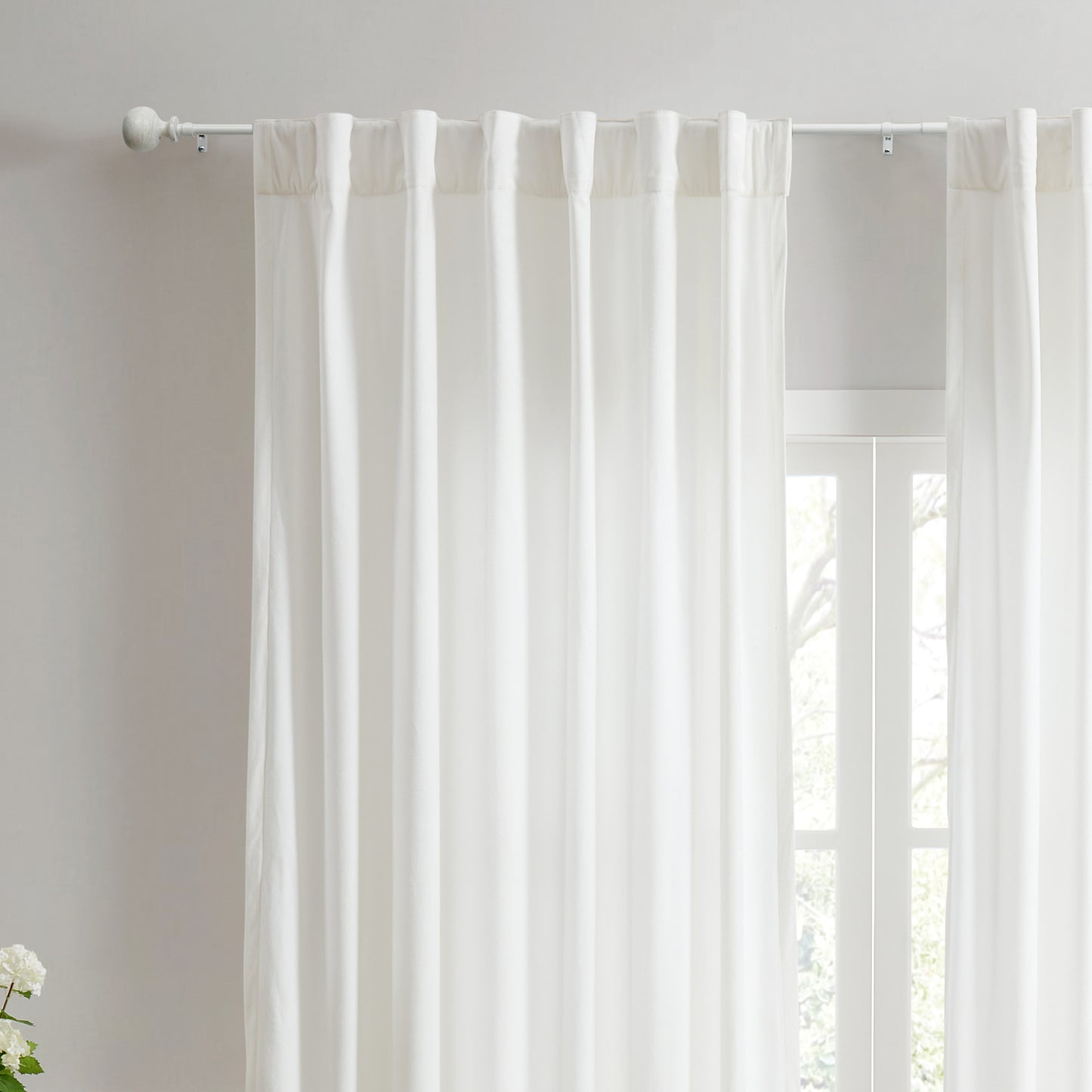 Martha Stewart Bergen Window Rod and Finial Set