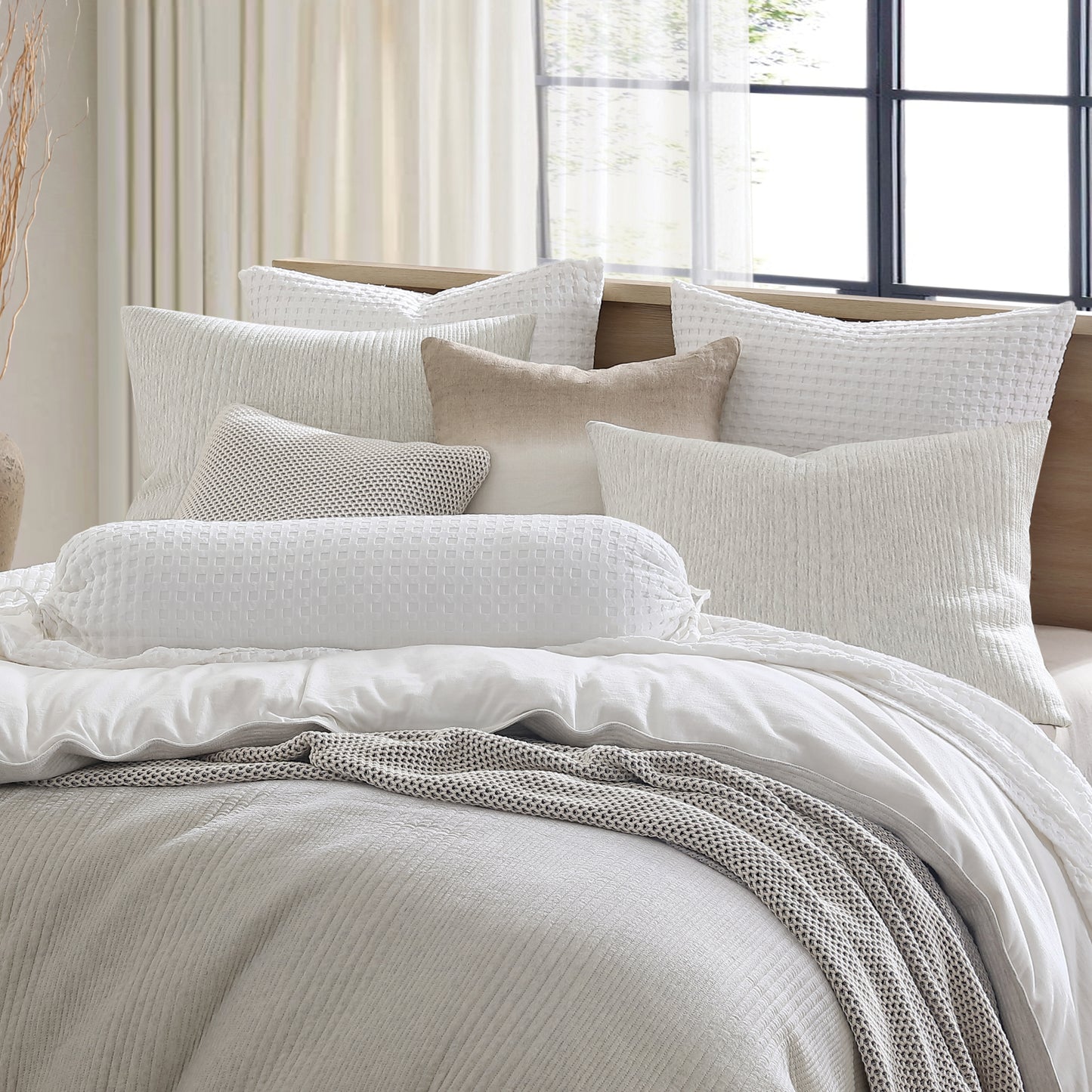 DKNY Pure Ribbed Jersey Duvet Set