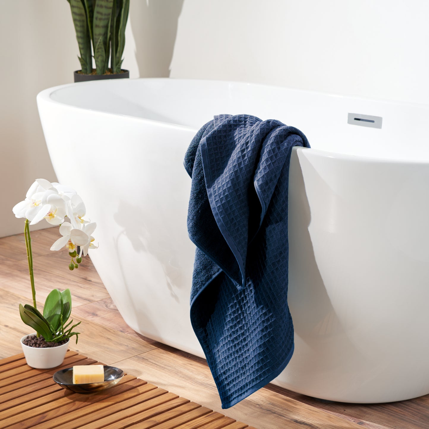 Uchino Waffle Twist 6 Piece Towel Set