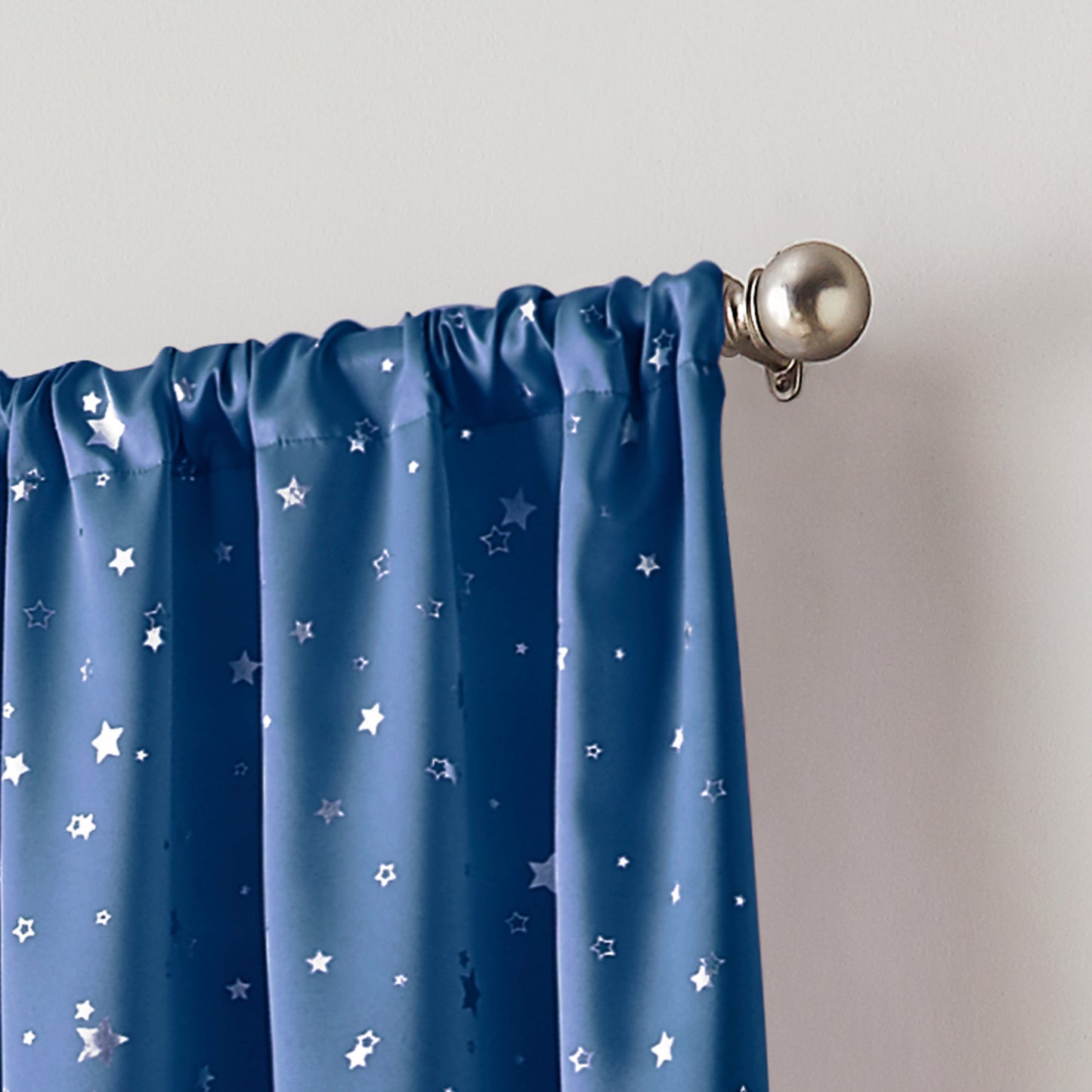 Curtainworks Starry Night Window Curtain Panel Blue