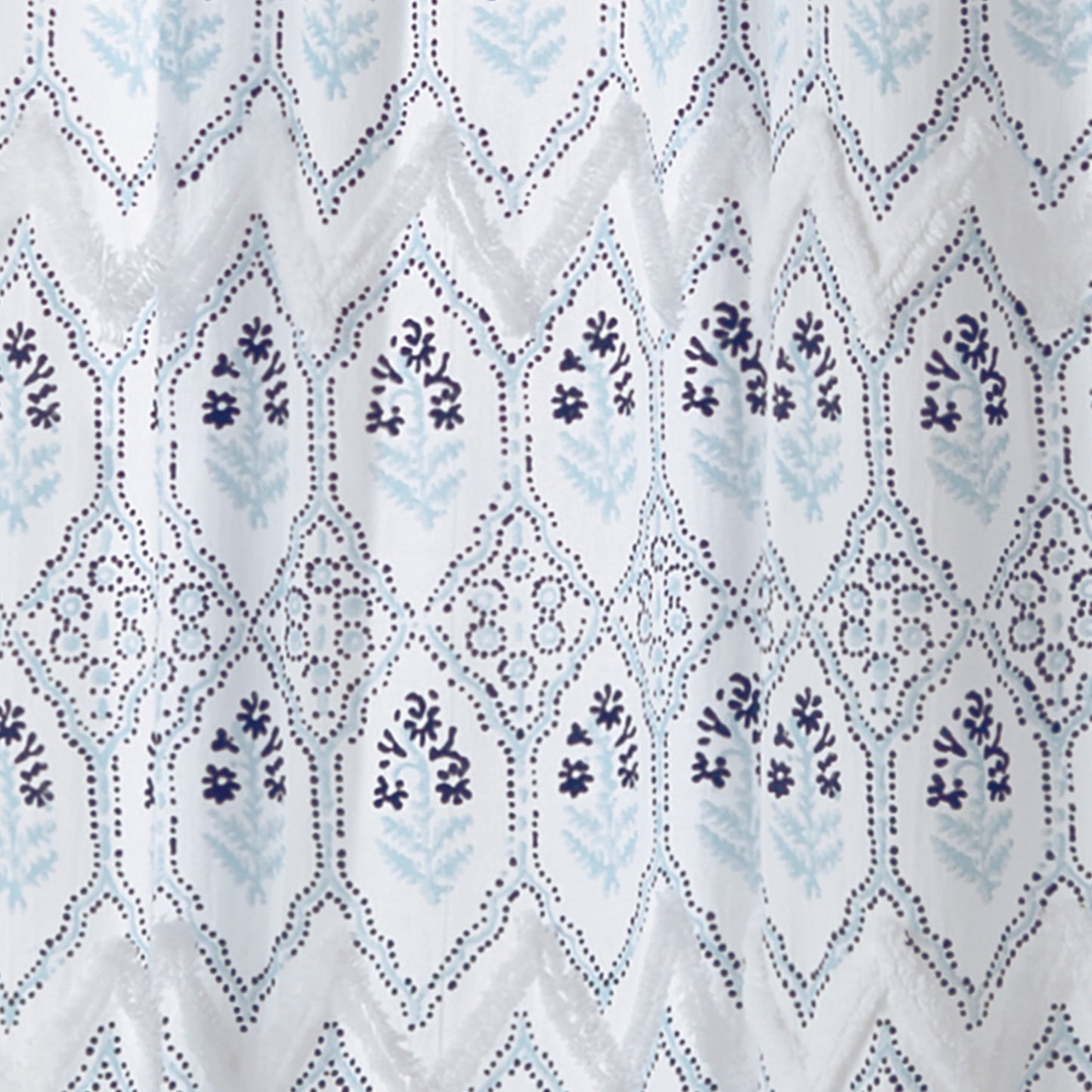 John Robshaw Sahasa Shower Curtain Collection Blue