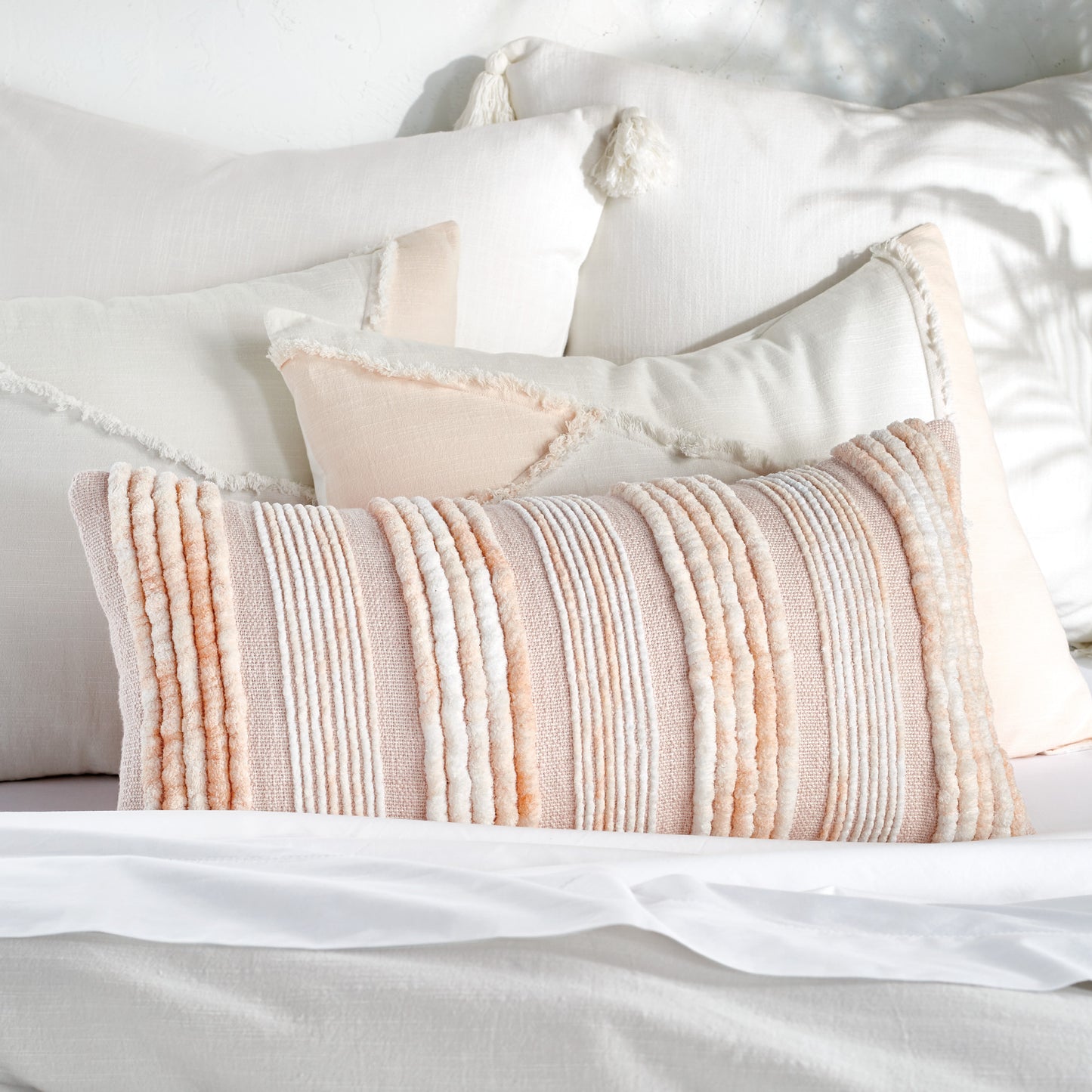 Peri Home Colorblock Fringe Comforter Set