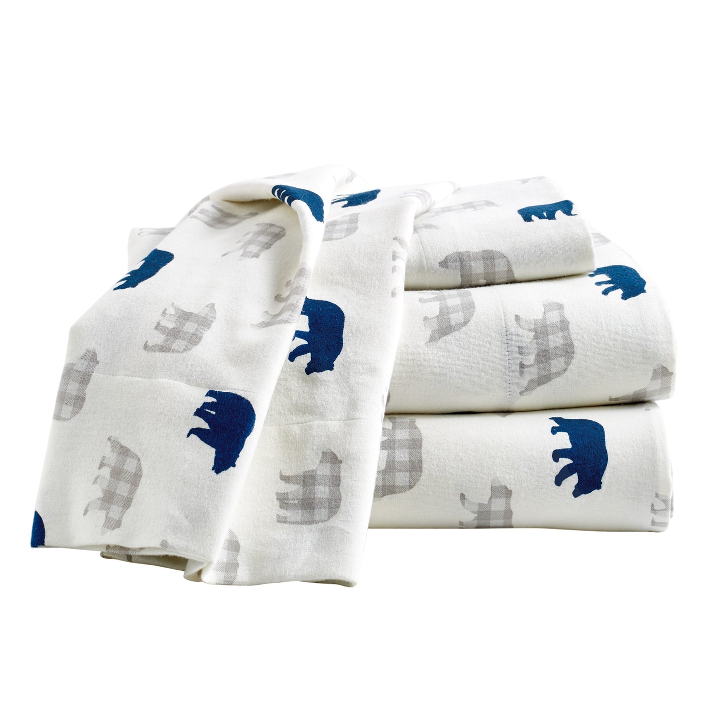 G.H. Bass Bear Plaid Sheet Set