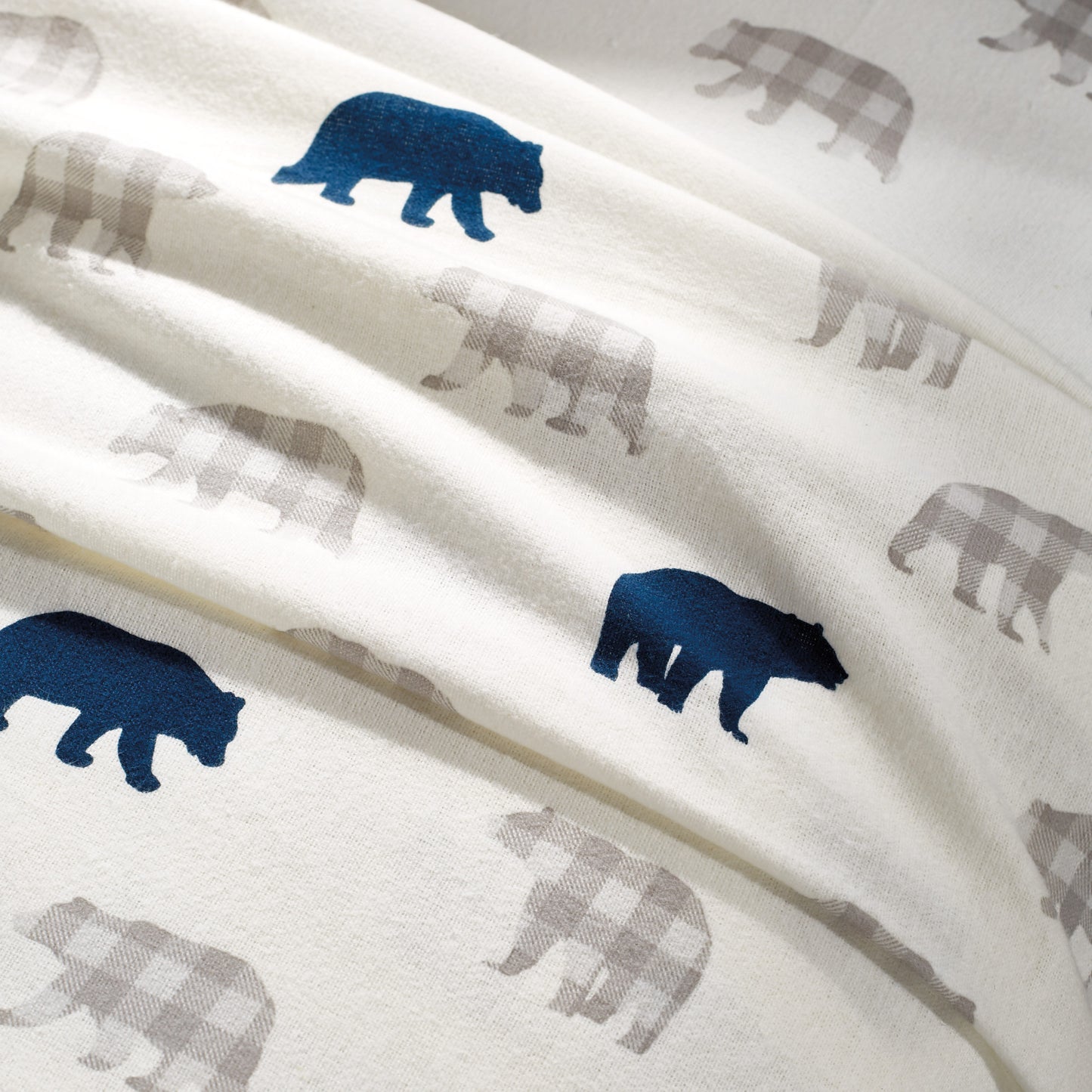 G.H. Bass Bear Plaid Sheet Set